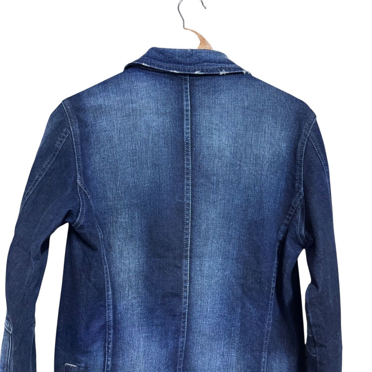 semanticdesign Semantic Design Denim Biker Jacket Distressed Size US M / EU 48-50 / 2 - 10 Thumbnail