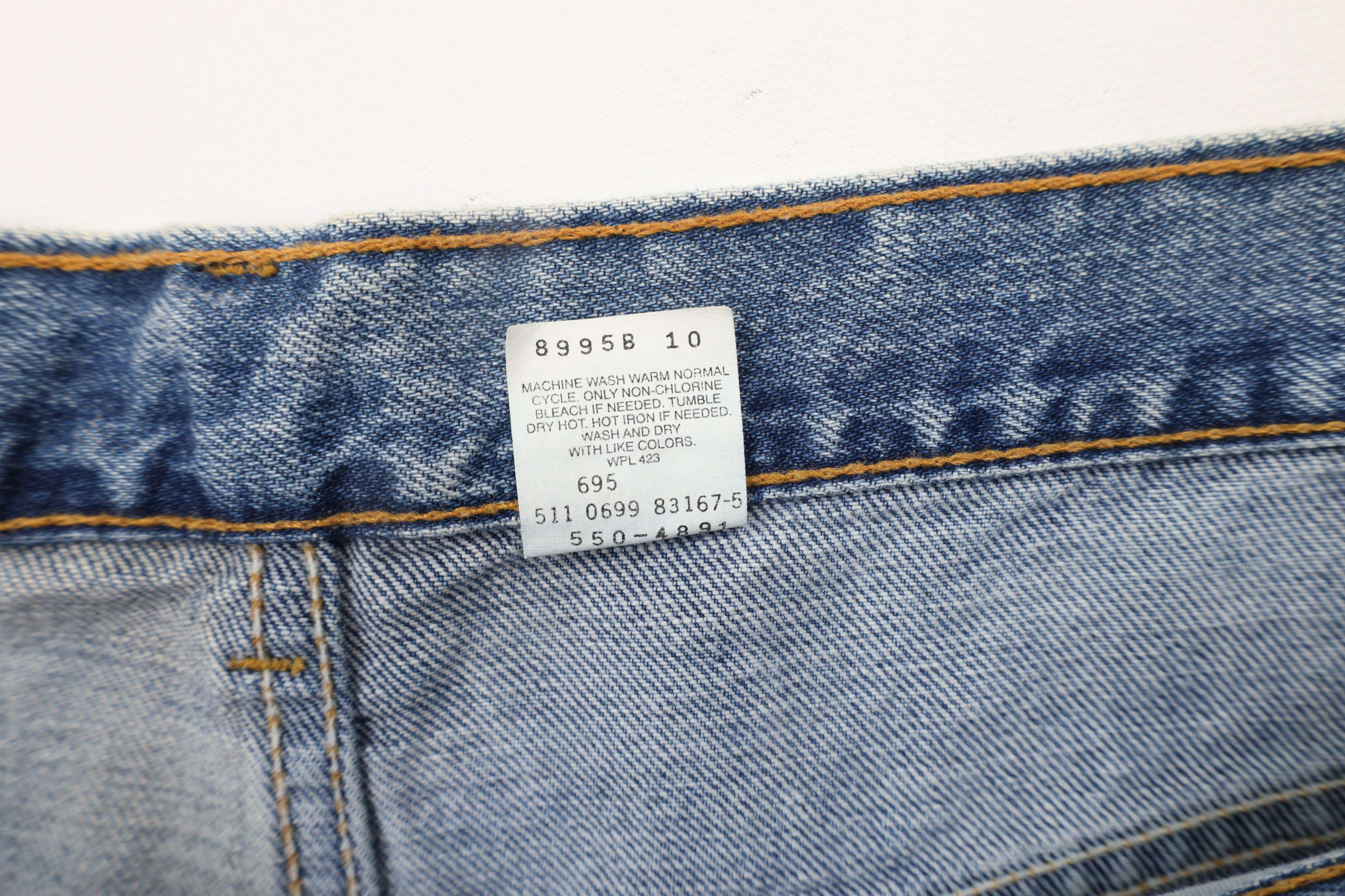 Levi's × Vintage Vintage 90s Levis 550 Relaxed Fit Denim Jeans Blue USA Size US 38 / EU 54 - 10 Thumbnail