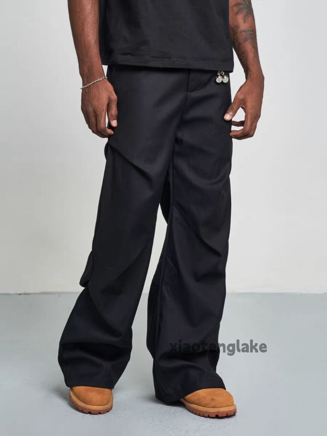 Designer Unisex outdoor utility punk hiphop yuppie pleated pants Size US 30 / EU 46 - 1 Thumbnail
