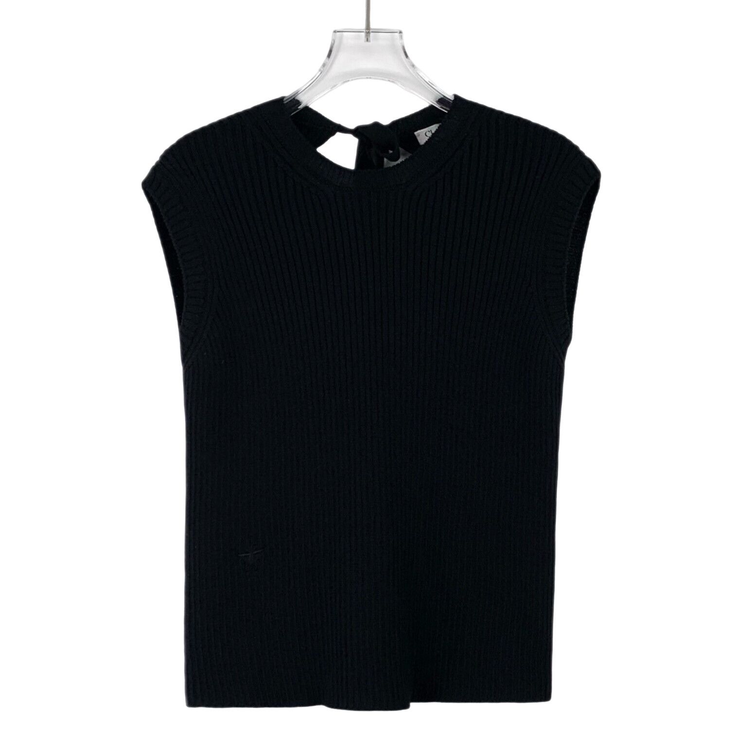 Dior Dior Ribbed Wool Back Cutout Tank Top Size 36 Size XS / US 0-2 / IT 36-38 - 1 Thumbnail
