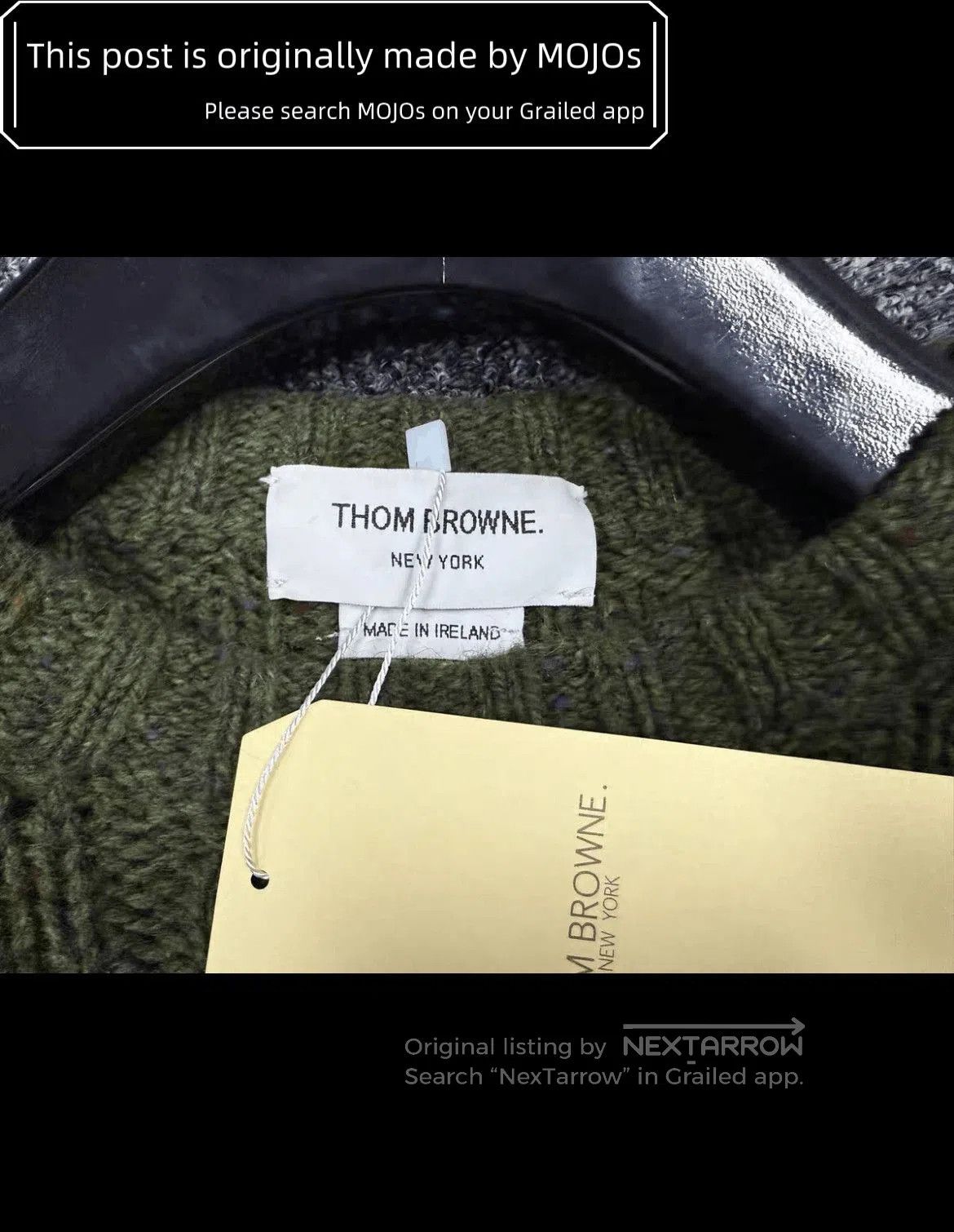 Thom Browne Sz 1 Thom Browne Mohair Blend Green Four Stripes Knitwear. Size US S / EU 44-46 / 1 - 4 Thumbnail