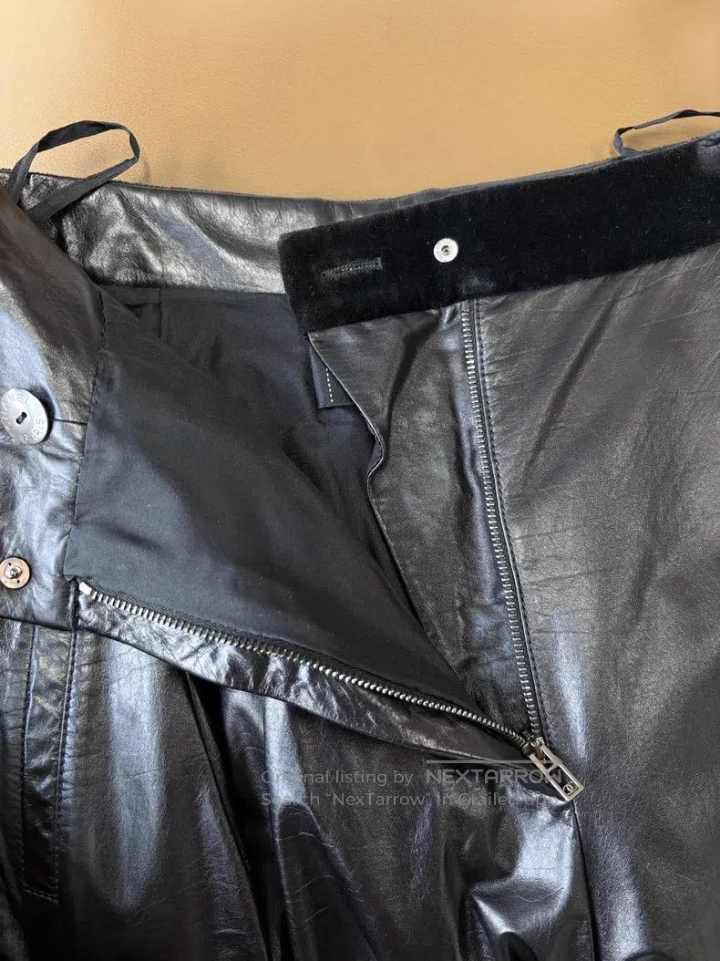 Chanel Chanel Black skirt pants with waist stitching velvet mater Size 24" / US 00 / IT 34 - 5 Thumbnail