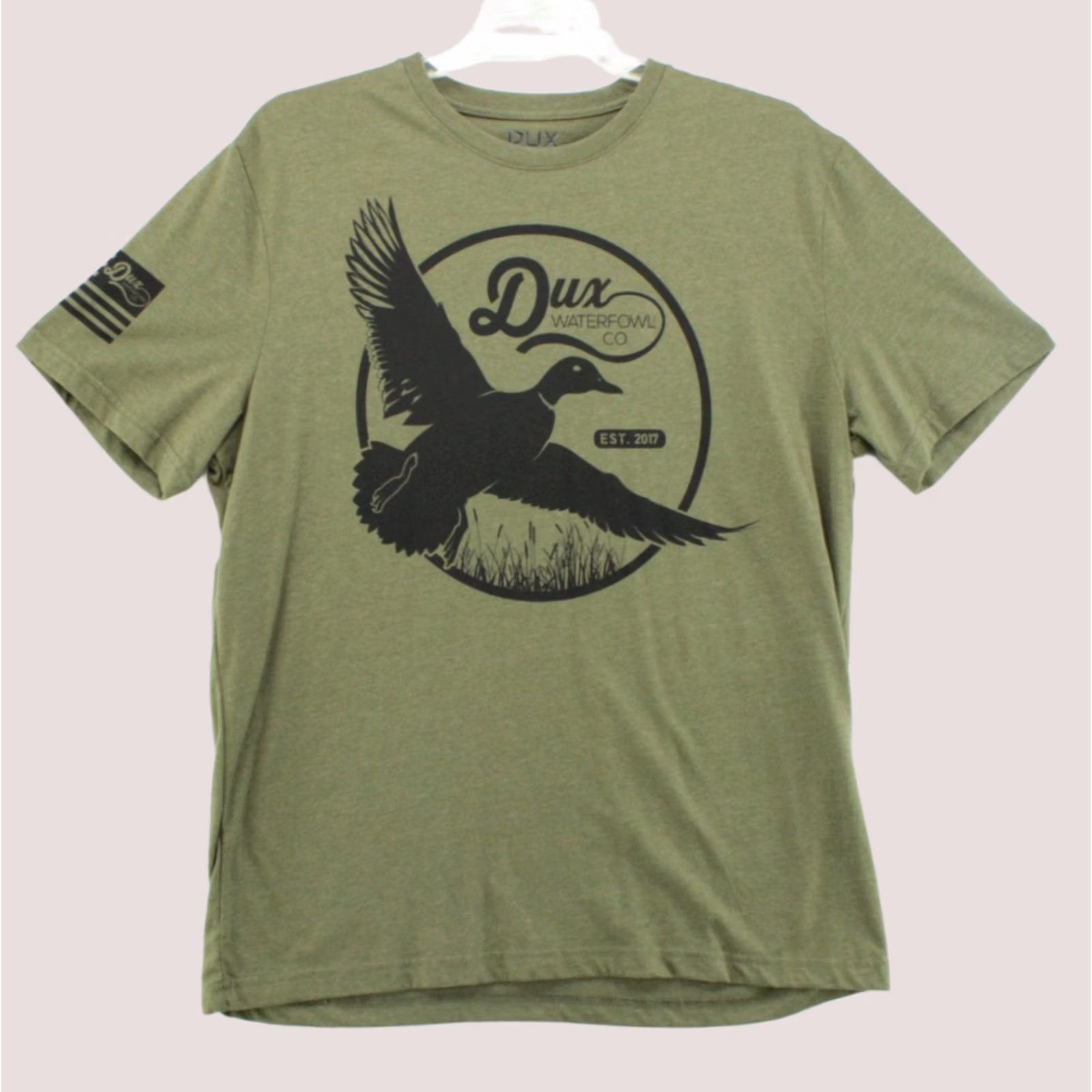 Vintage DUX Waterfowl Co Tee Shirt Mens XL Green Flying Duck Graphic Casual Hunting Soft Shirt Size US XL / EU 56 / 4 - 1 Thumbnail