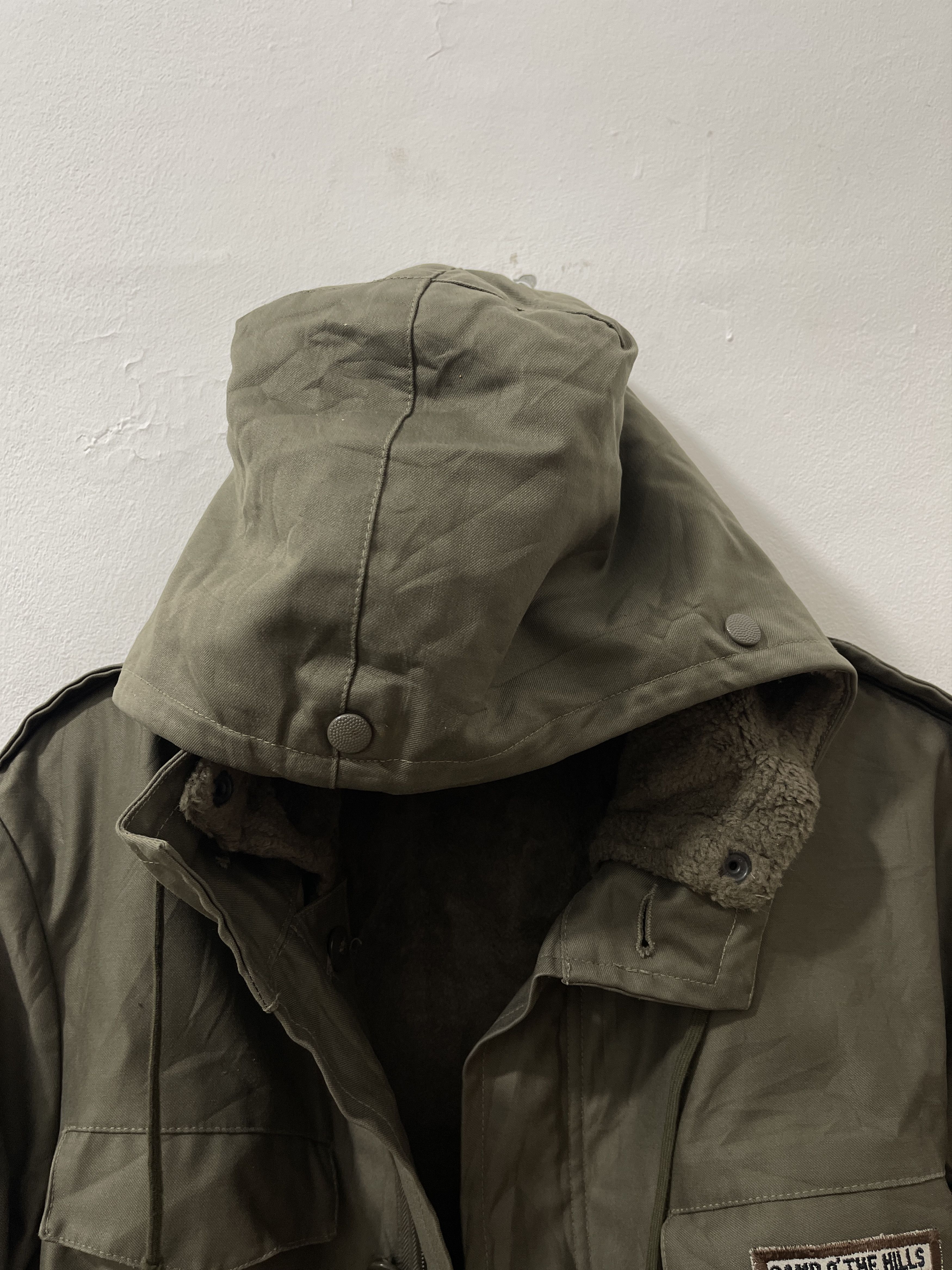 Vintage 1992 German Military Moleskin Fur Parka Jacket Size US L / EU 52-54 / 3 - 9 Thumbnail