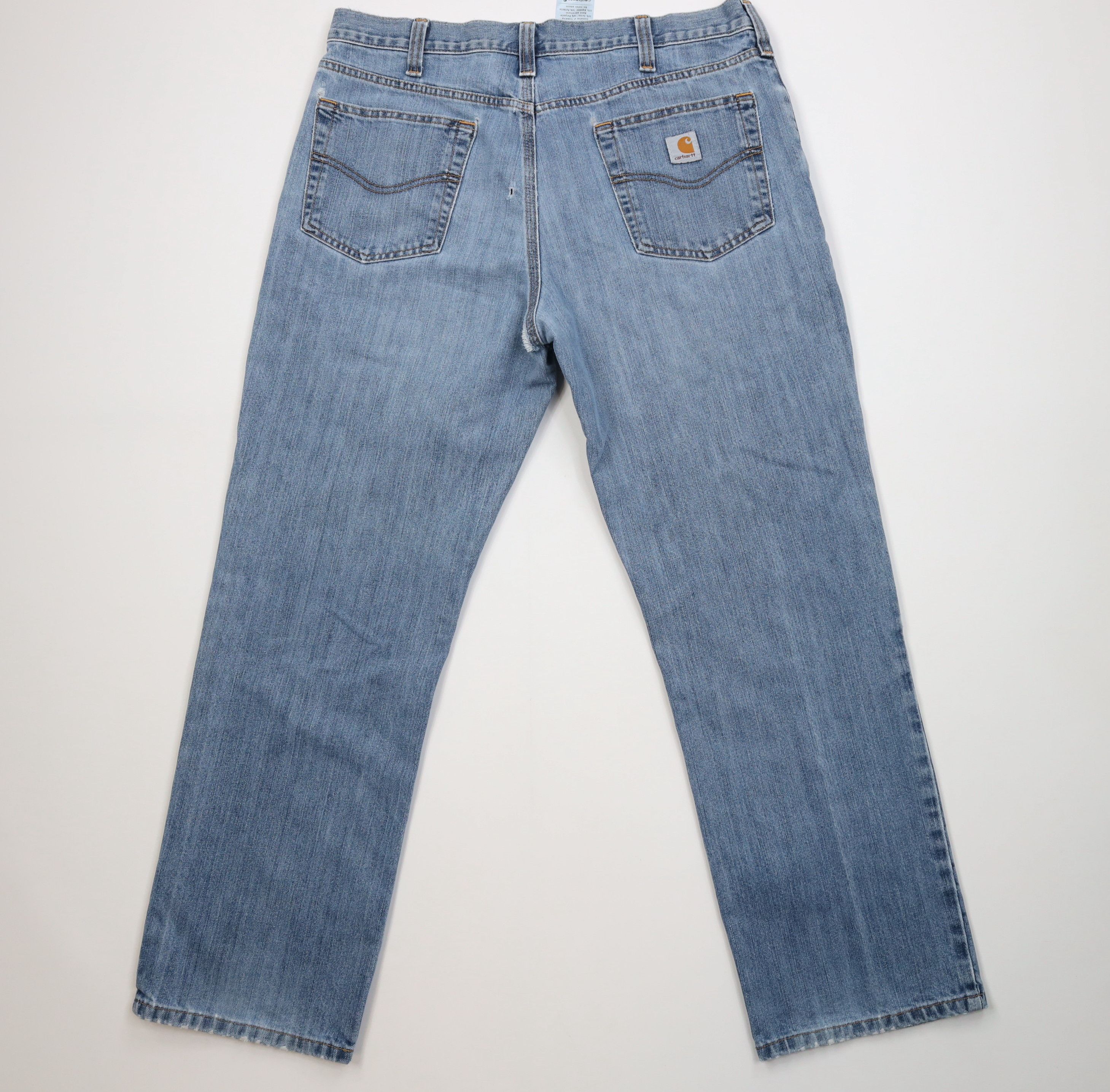 Carhartt Vintage Y2K Carhartt Relaxed Fit Wide Leg Denim Jeans Blue Size US 36 / EU 52 - 10 Thumbnail