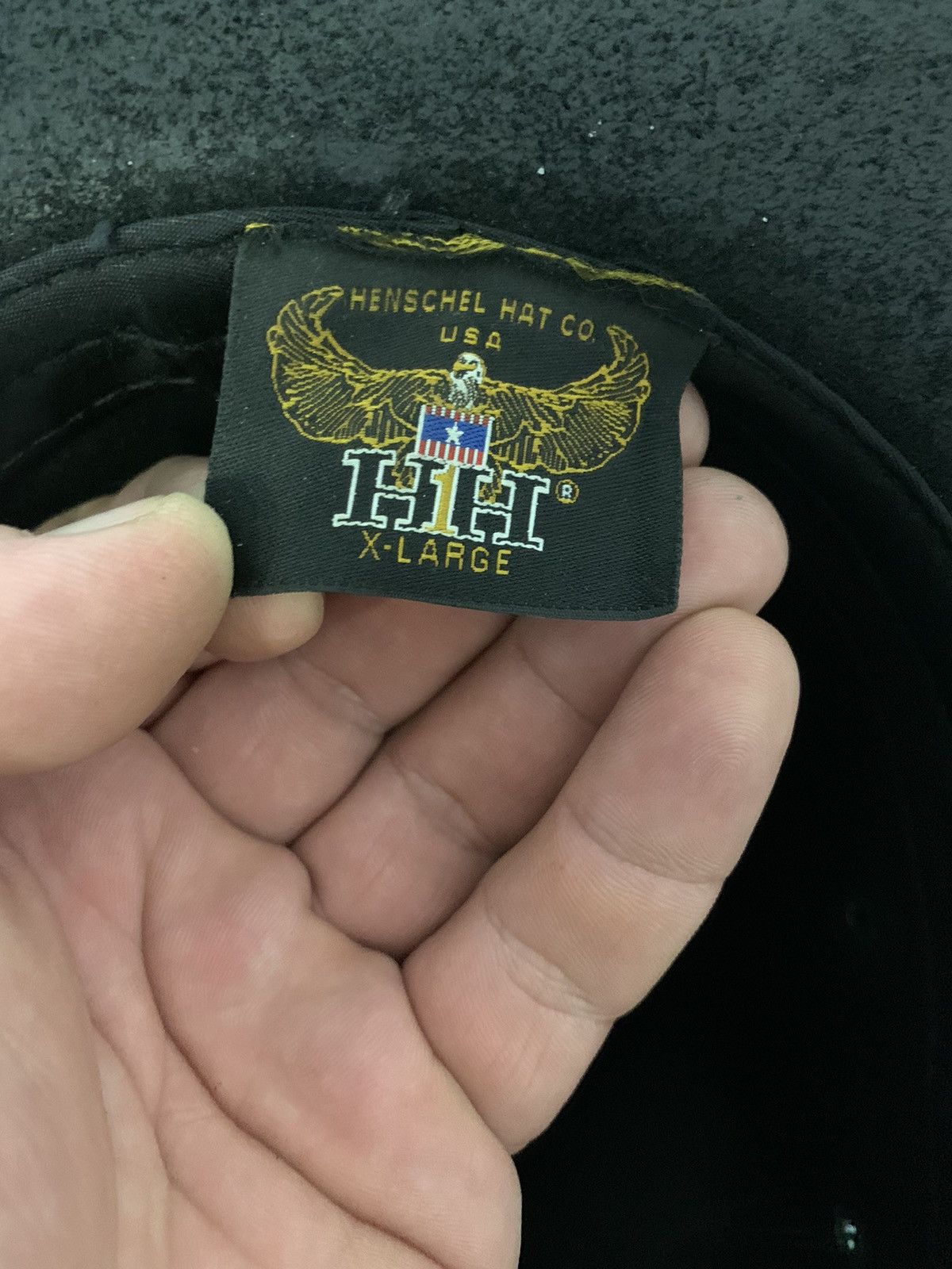 Cowboy Equipment × Herschel Supply Co. Rare Henschel Leather Vintage Black Cowboy Hat Made in USA Size ONE SIZE - 8 Thumbnail