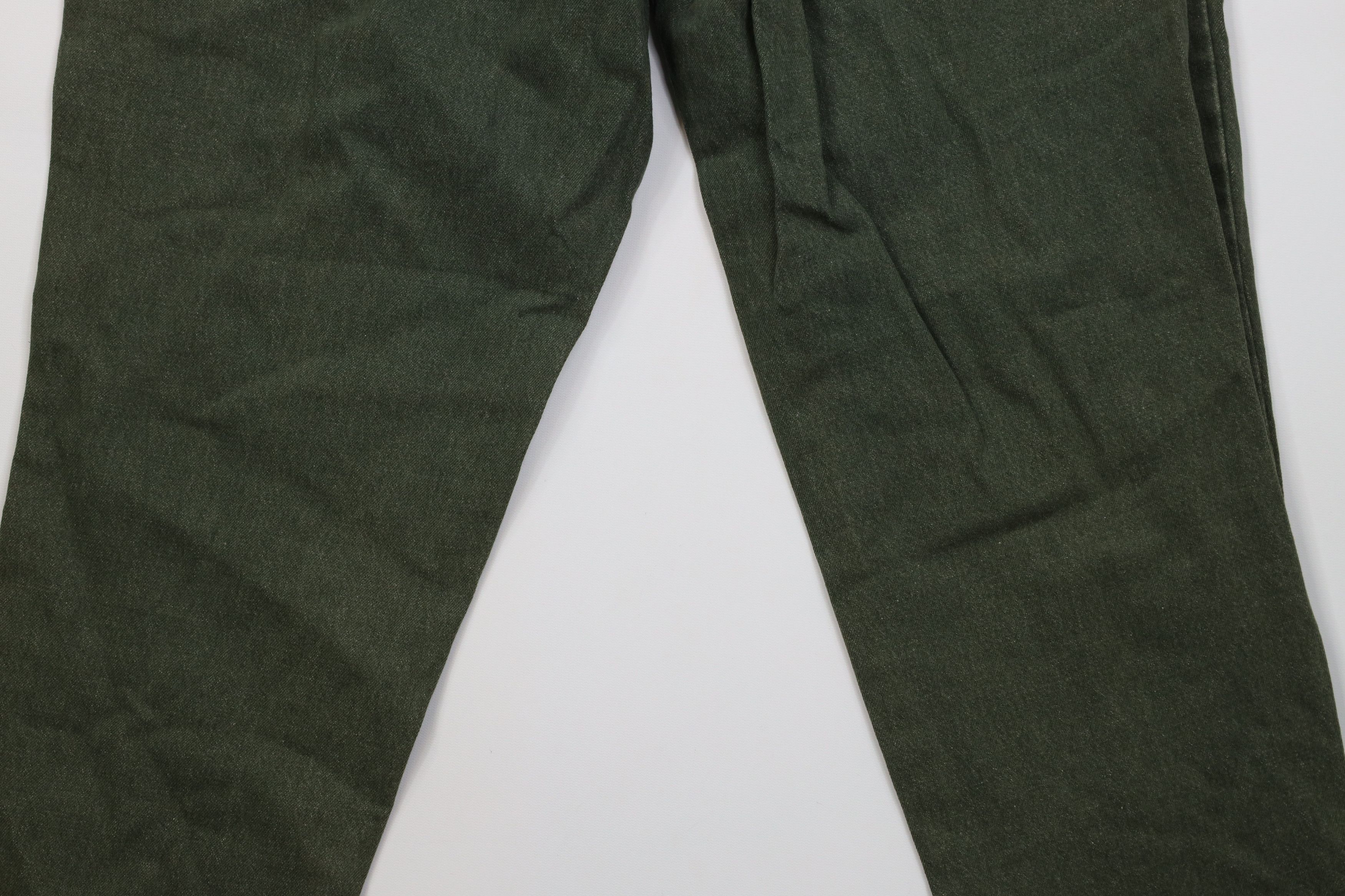 Vintage Vintage 90s Streetwear Relaxed Utility Denim Jeans Green USA Size 40" / US 18 - 10 Thumbnail