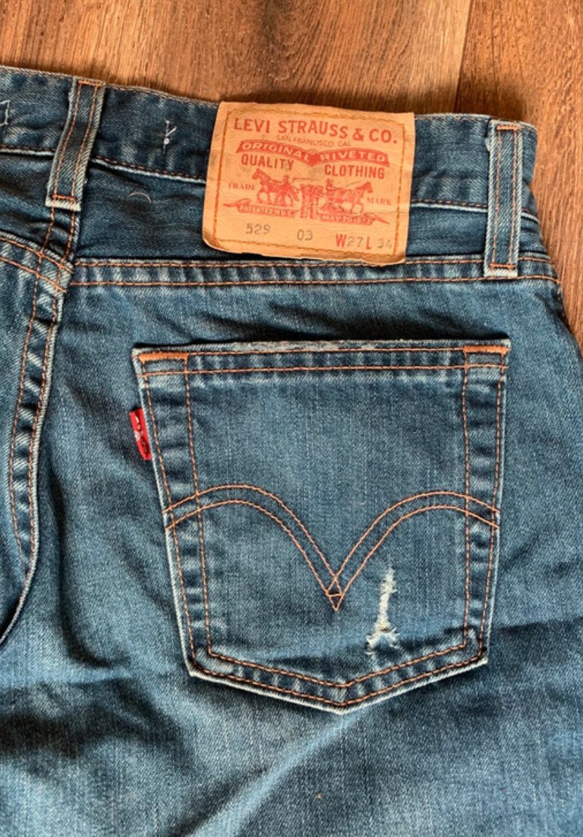 Levi's jeans but cut indie sleaz Size 26" / US 2 / IT 38 - 3 Thumbnail