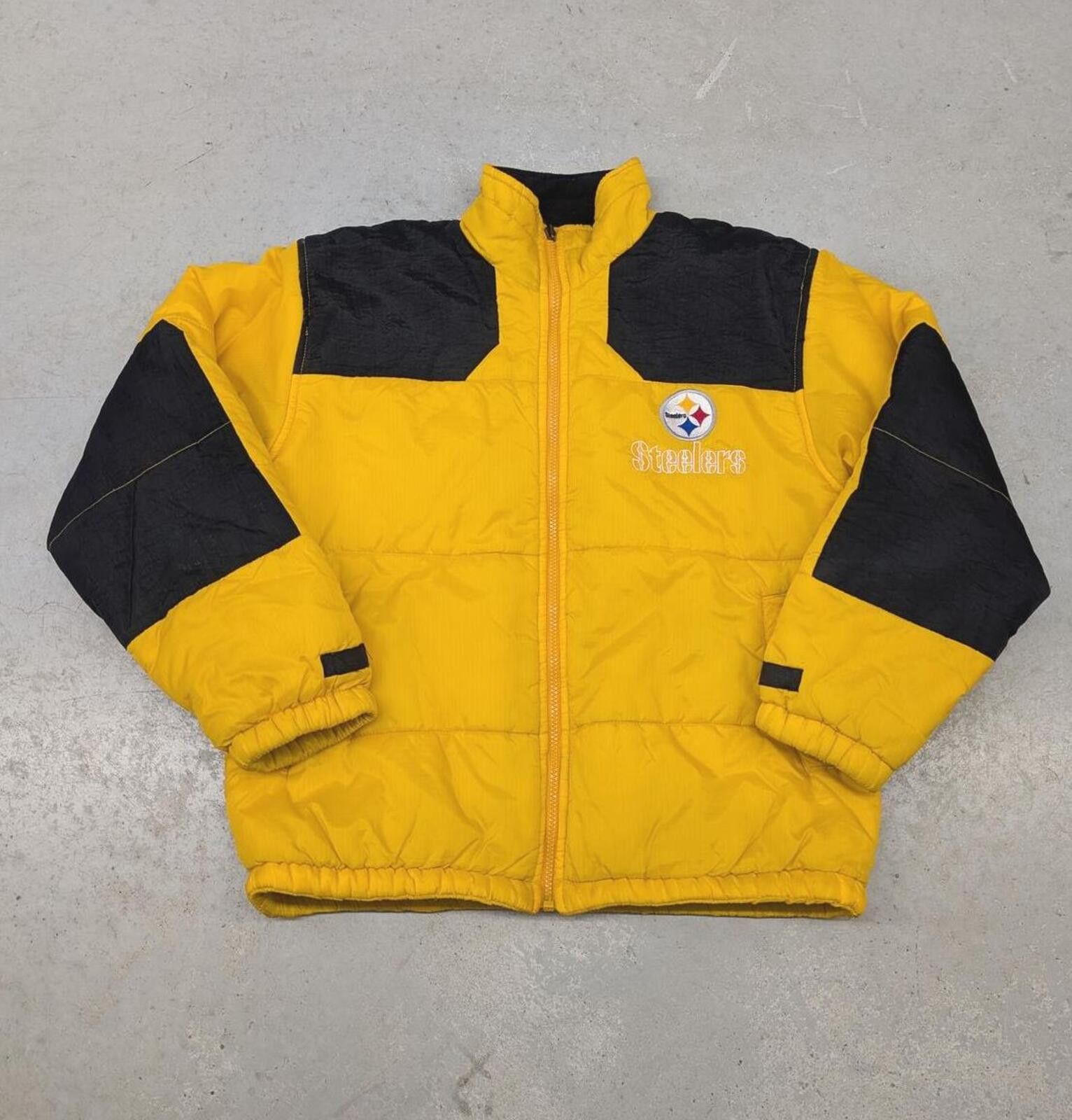NFL Vintage 90s NFL Pittsburgh Steelers Puffer Jacket Size US S / EU 44-46 / 1 - 1 Thumbnail