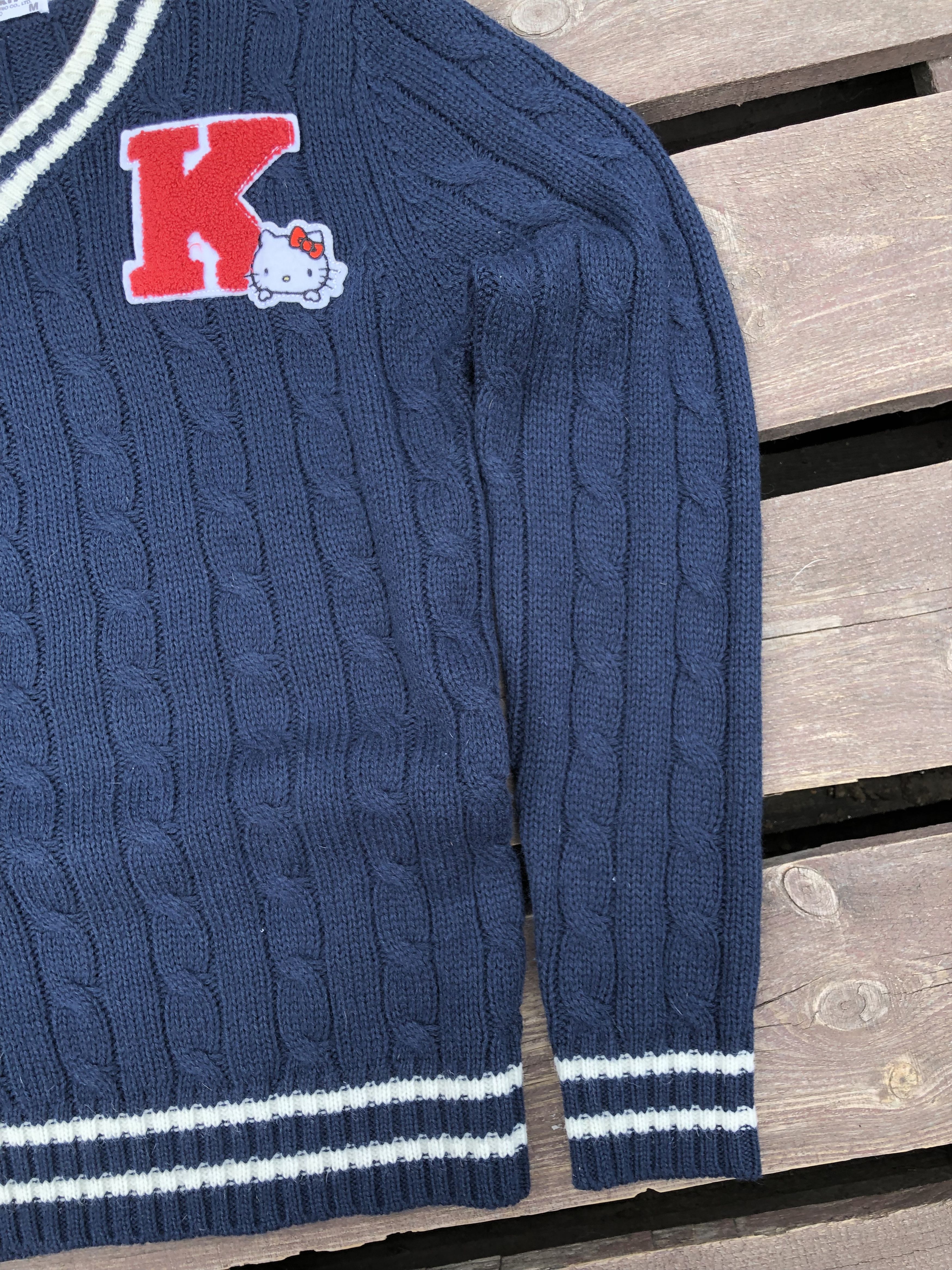 Anime Vintage Hello Kitty Y2K Style Sanrio Sweater Size M / US 6-8 / IT 42-44 - 5 Thumbnail