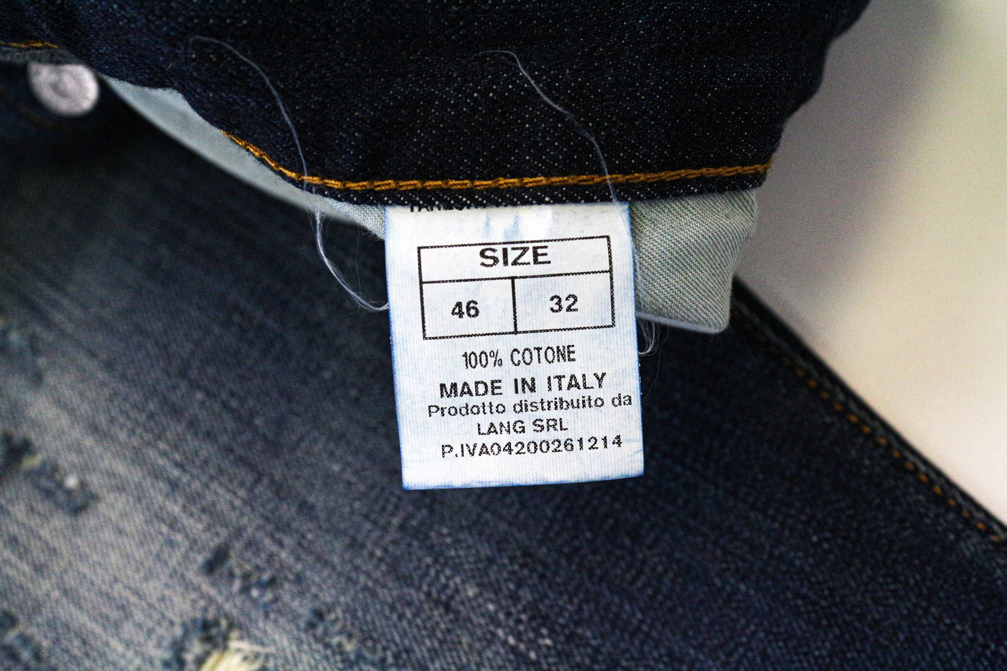 Takeshy Kurosawa W32 Blue Cotton Distressed Jeans 76269 Size US 32 / EU 48 - 5 Thumbnail