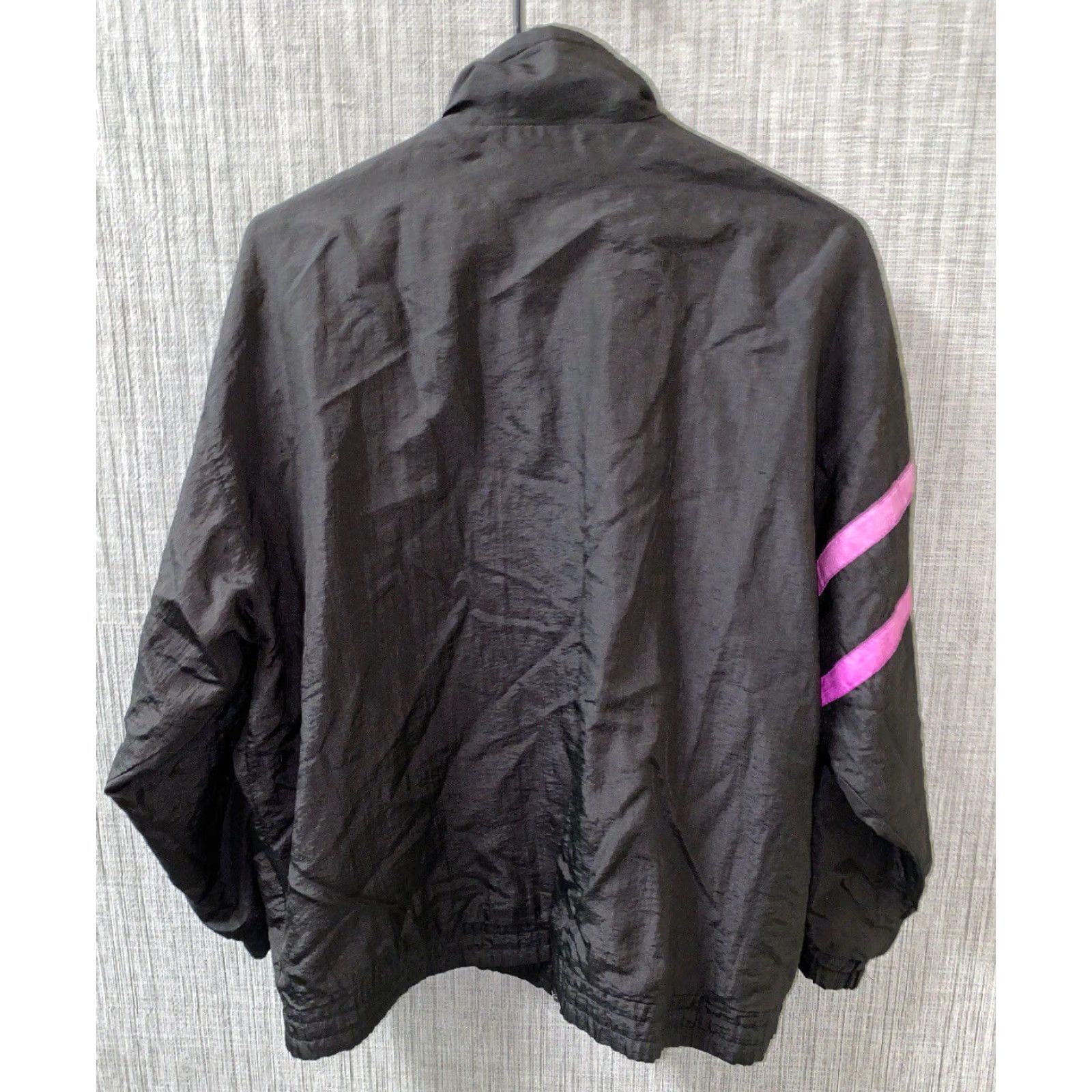 Fila VINTAGE FILA Women's Full Zip Jacket Size 12 Black Nylon Casual Italy Size XL / US 12-14 / IT 48-50 - 5 Thumbnail