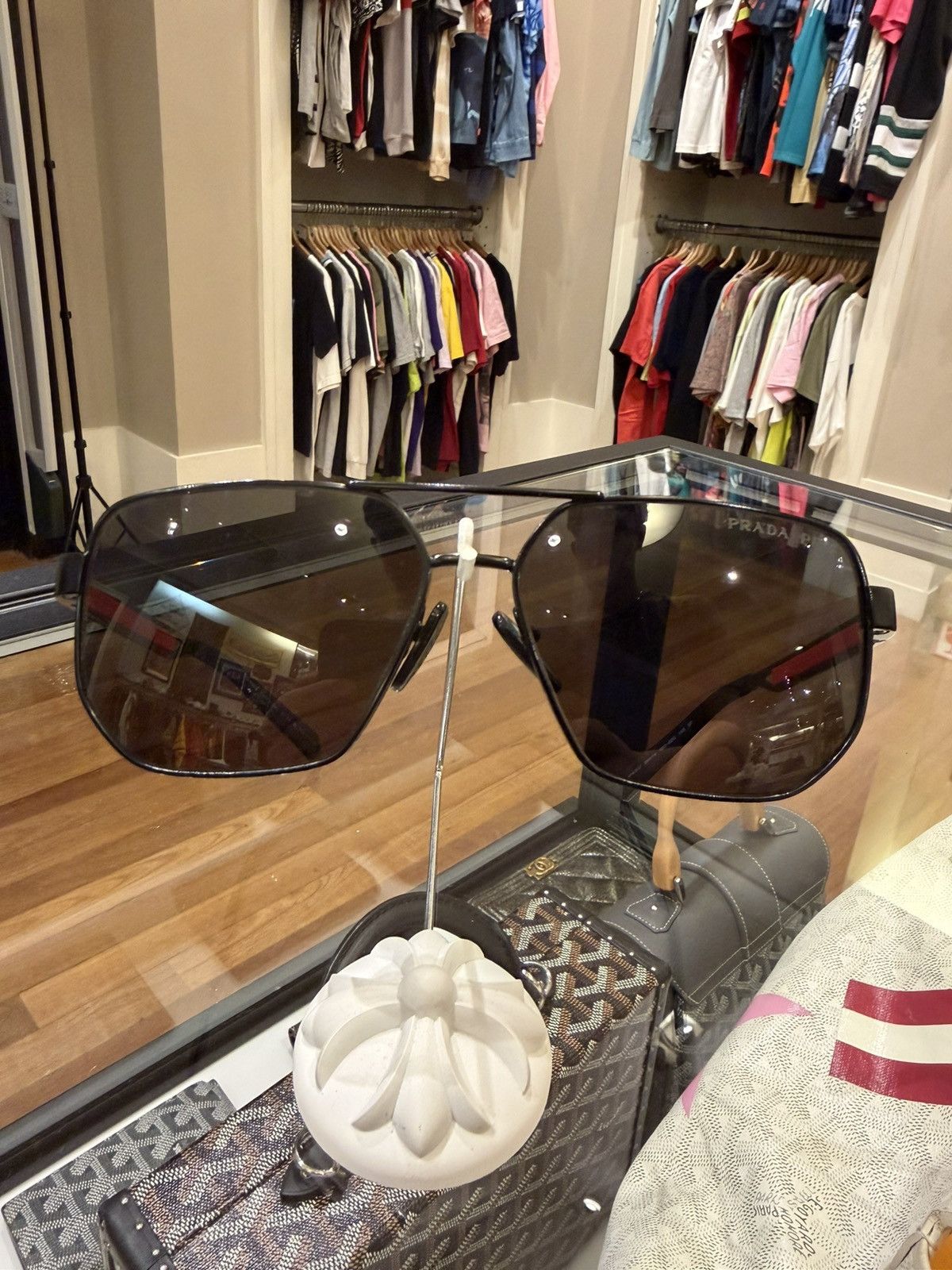 Prada Prada Linea Rossa PRZ Sunglasses Size ONE SIZE - 2 Thumbnail