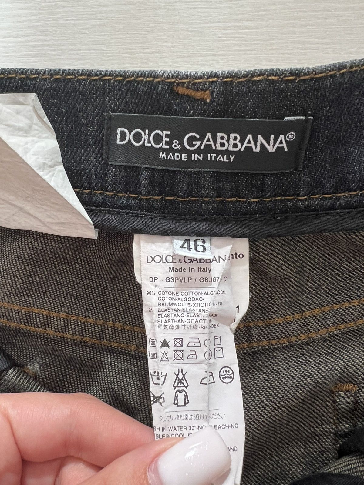 Dolce & Gabbana Vintage Dolce & Gabbana Jeans – Italian Size 46 (W30) Size US 30 / EU 46 - 7 Thumbnail