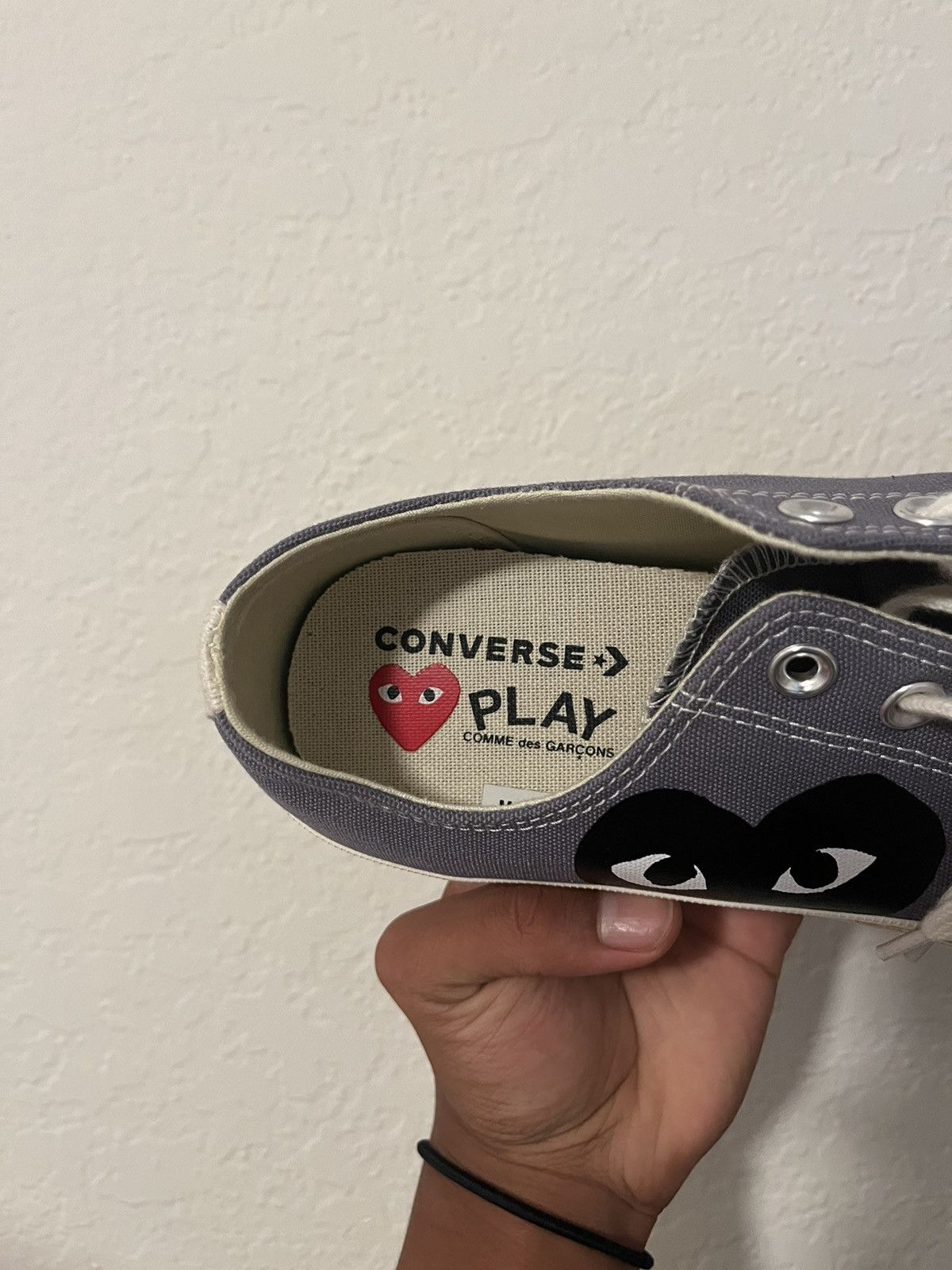 Comme des Garcons PLAY × Converse Comme des Garcons PLAY Grey converse Size US 11 / EU 44 - 7 Thumbnail