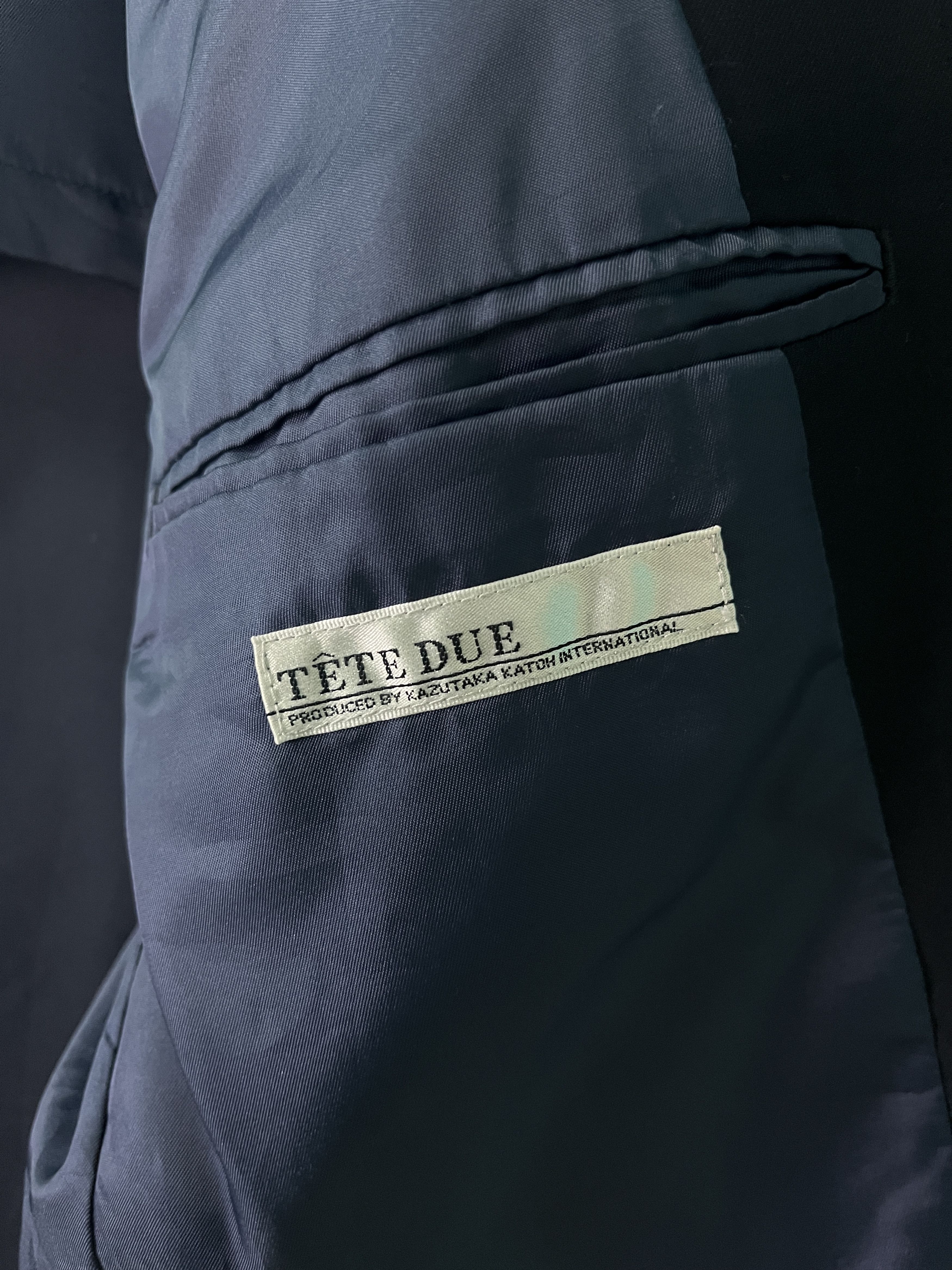 Tete Homme Tete Due Kazutaka Katoh Black Blazer Size US M / EU 48-50 / 2 - 7 Thumbnail