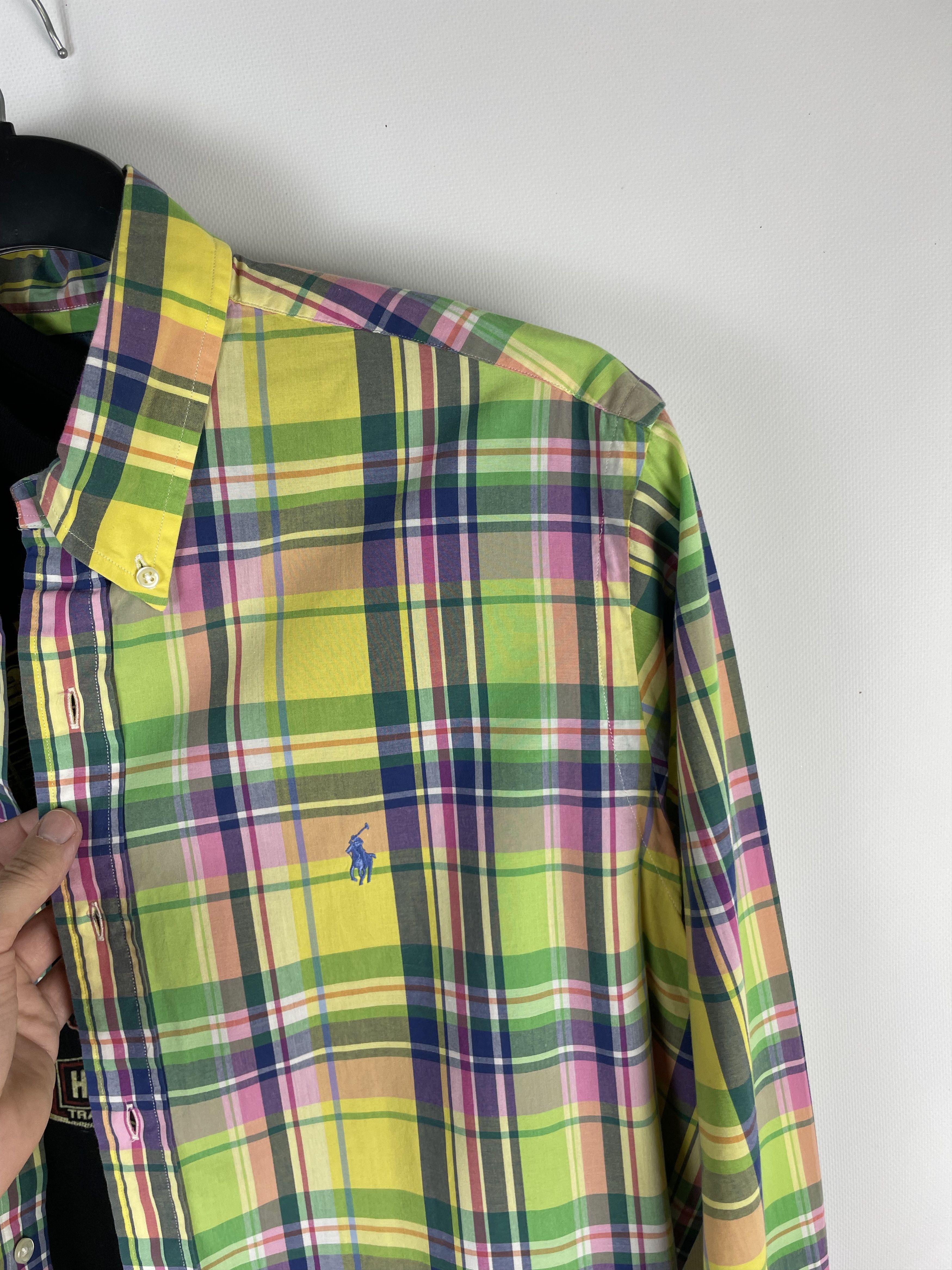Flannel Flannel Polo Ralph Lauren Vintage Mens Plaid Shirt Size US XL / EU 56 / 4 - 4 Thumbnail