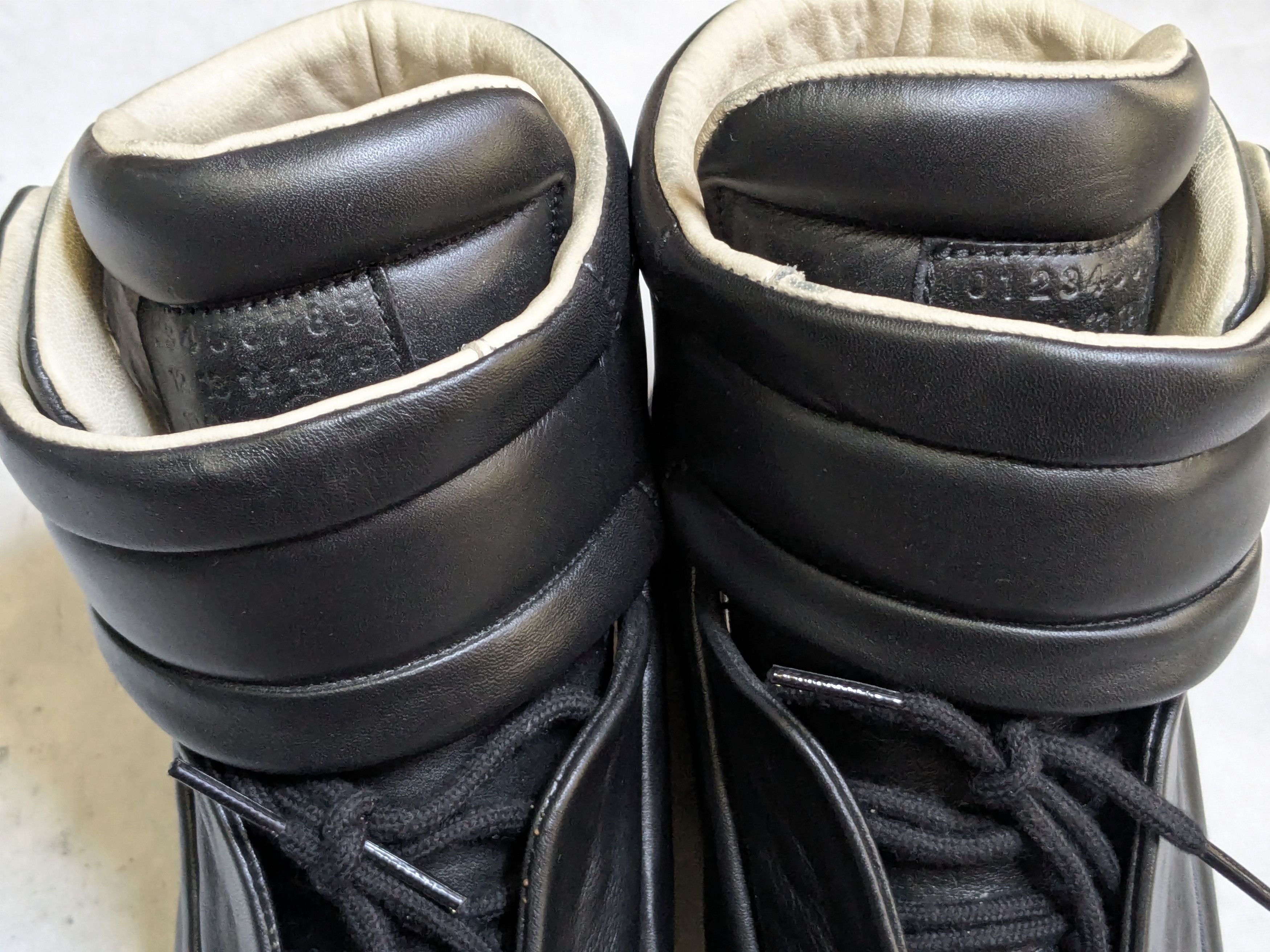 Maison Margiela Maison Margiela Future Black High Tops 10 43 Leather Size US 10 / EU 43 - 5 Thumbnail
