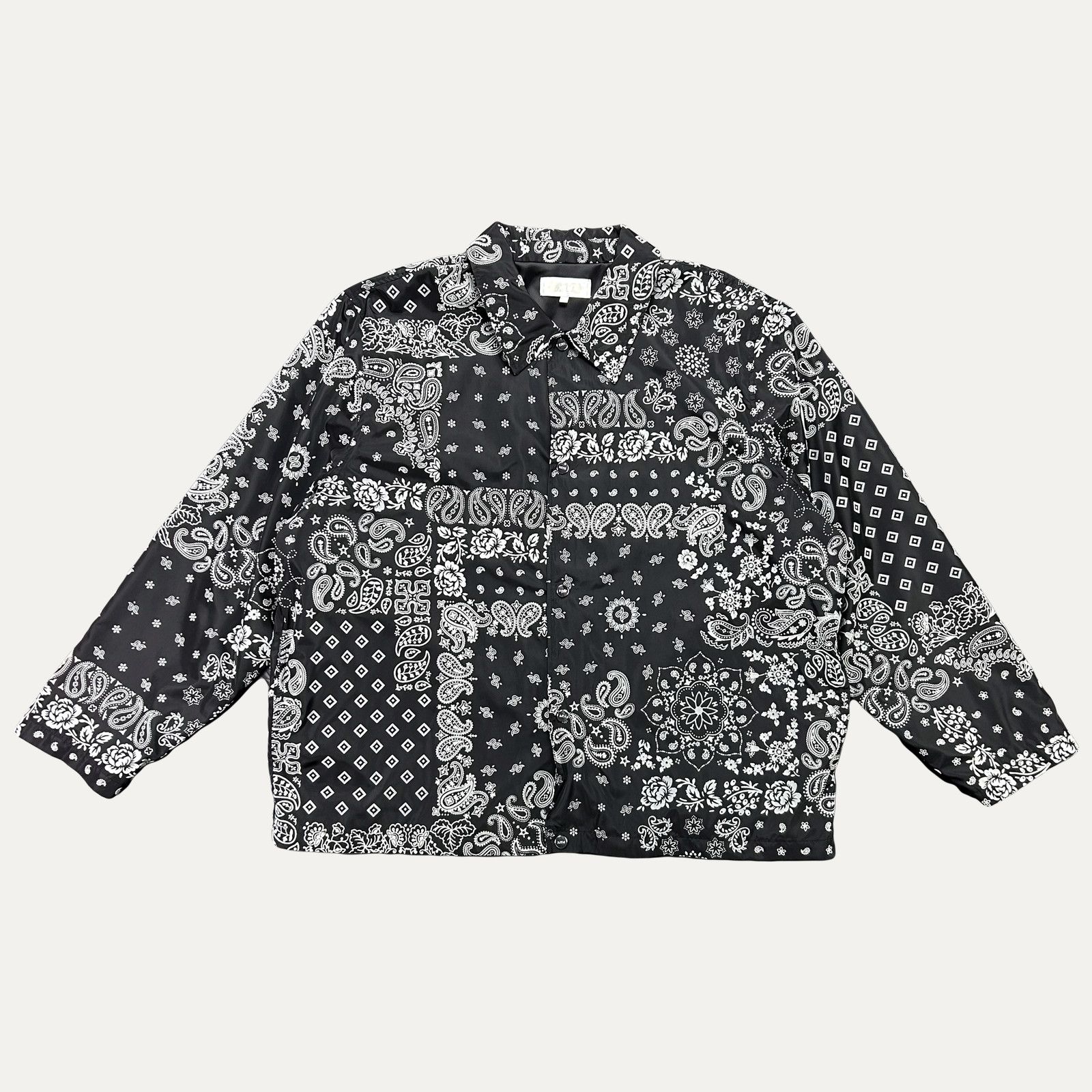 Kith Kith Flocked Deconstructed Bandana Coaches Jacket Size XXL / US 16-18 / IT 52-54 - 1 Thumbnail