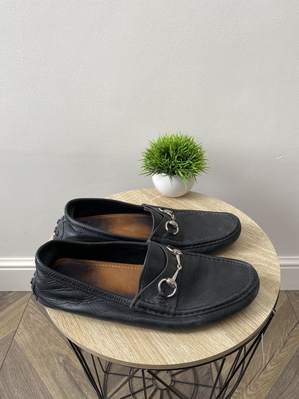 Gucci Vintage Gucci Luxury Leather Loafers Size US 9.5 / EU 42-43 - 3 Thumbnail