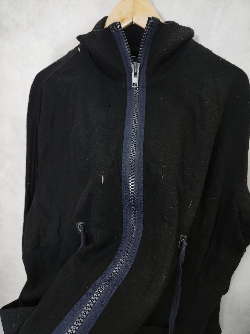 Adidas × Y-3 × Yohji Yamamoto Y-3 yohji yamamoto adidas wool designer zip up black jacket Size S / US 4 / IT 40 - 2 Thumbnail