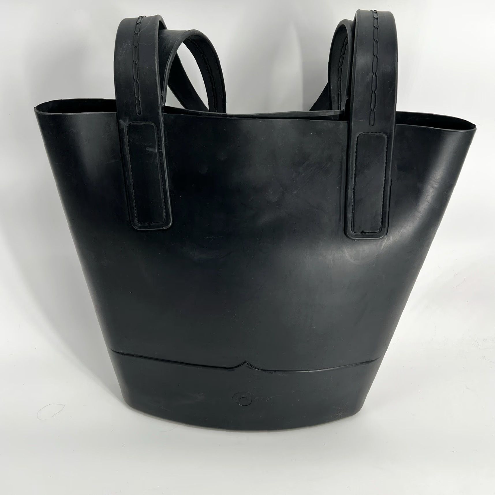 Hunter VINTAGE not applicable; Final title: Hunter Tote Shoulder Black Rubber Waterproof Large Beach Bag Womens Size ONE SIZE - 7 Thumbnail