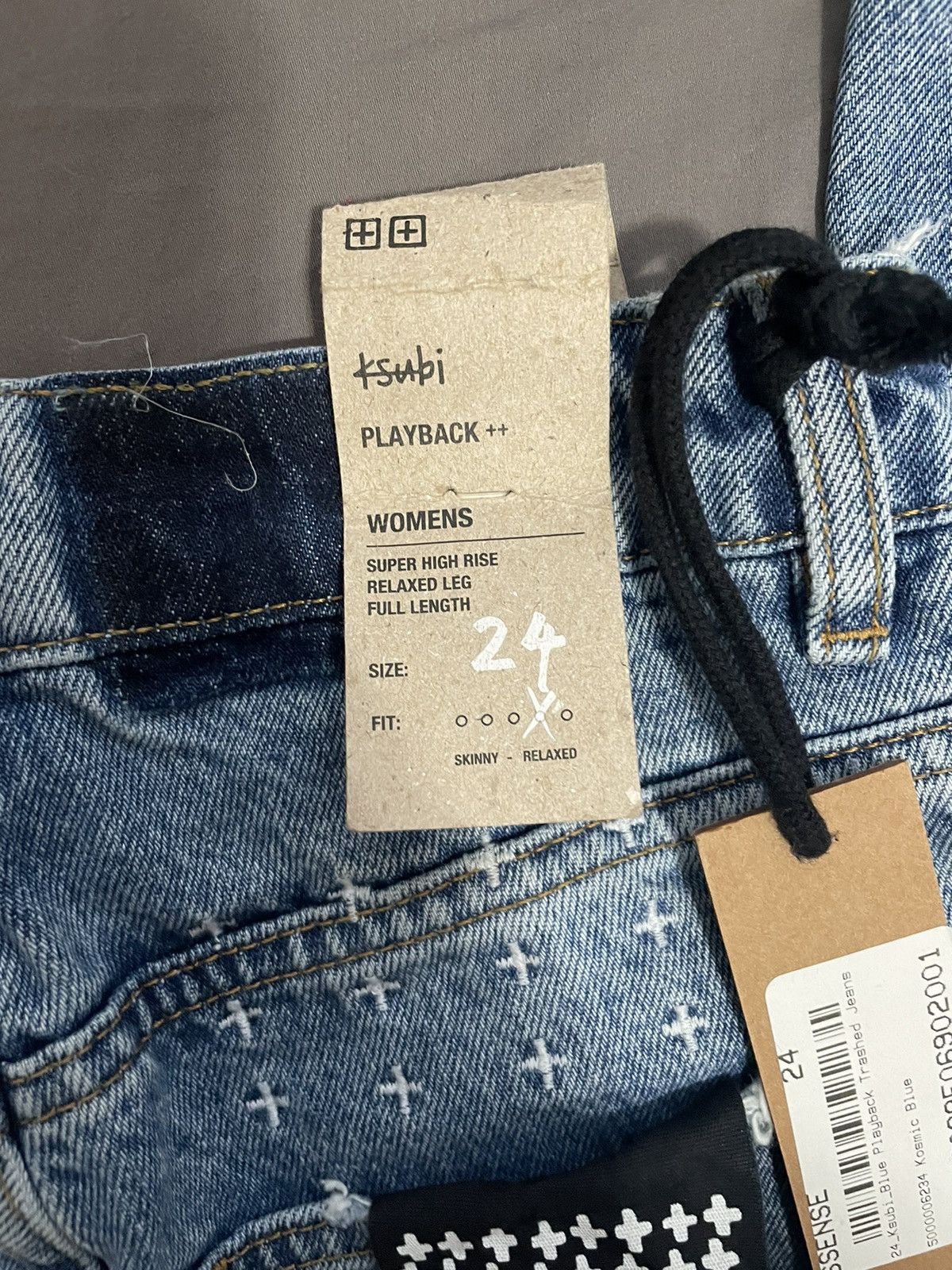 Ksubi Ksubi blue playback trashed jeans Size 24" / US 00 / IT 34 - 4 Thumbnail