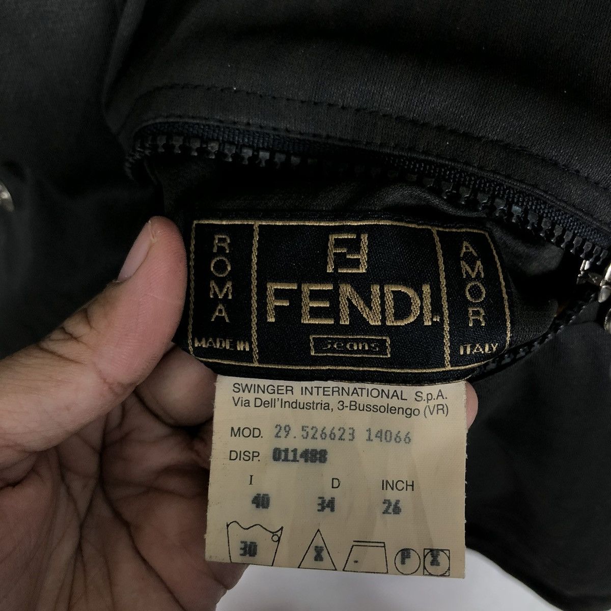 Fendi 🔥VINTAGE REVERSIBLE BUTTON JACKET FENDI MADE IN ITALY Size US M / EU 48-50 / 2 - 20 Thumbnail