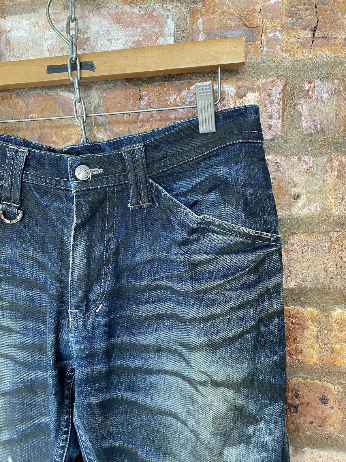Mastermind Japan × Roar ROAR Flare Embordered Revolver Wash Faded pants Size US 33 - 16 Thumbnail