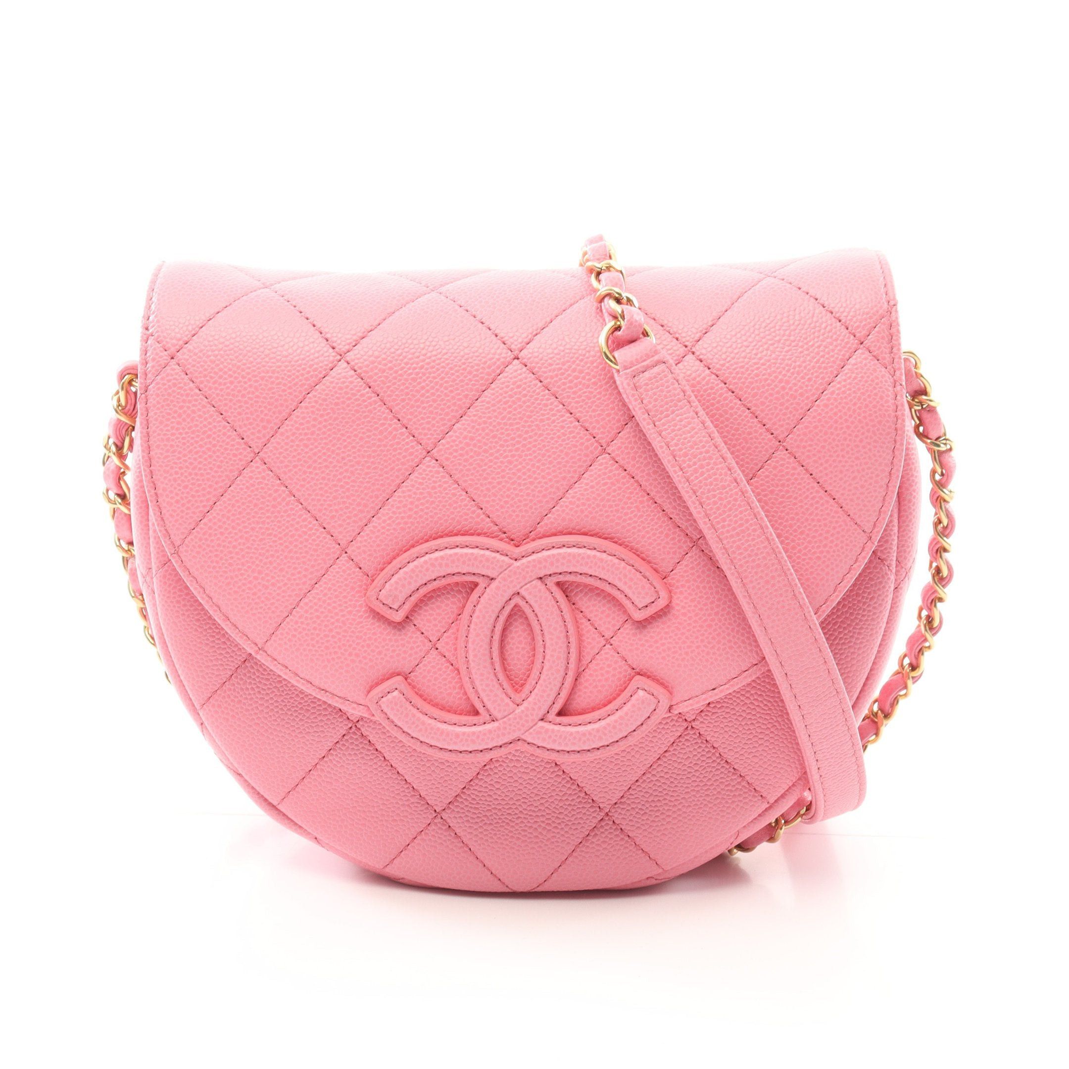 Chanel Chanel Matelasse Chain Shoulder Bag Caviar Skin Pink Gold Hardware Size ONE SIZE - 1 Thumbnail