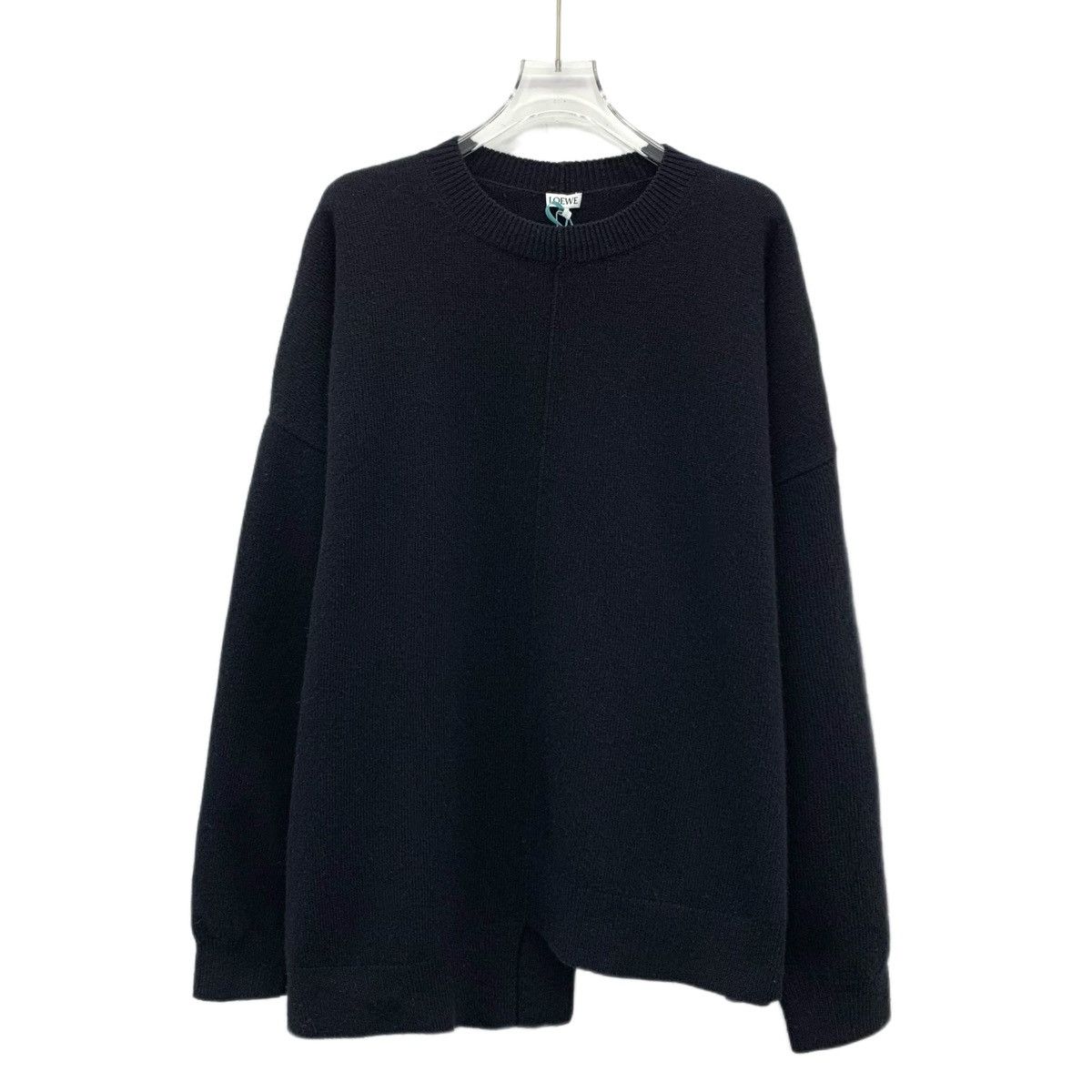 Loewe Loewe Irregular Hem Wool Long Sleeve Knit Sweater K26WX Size US M / EU 48-50 / 2 - 1 Thumbnail