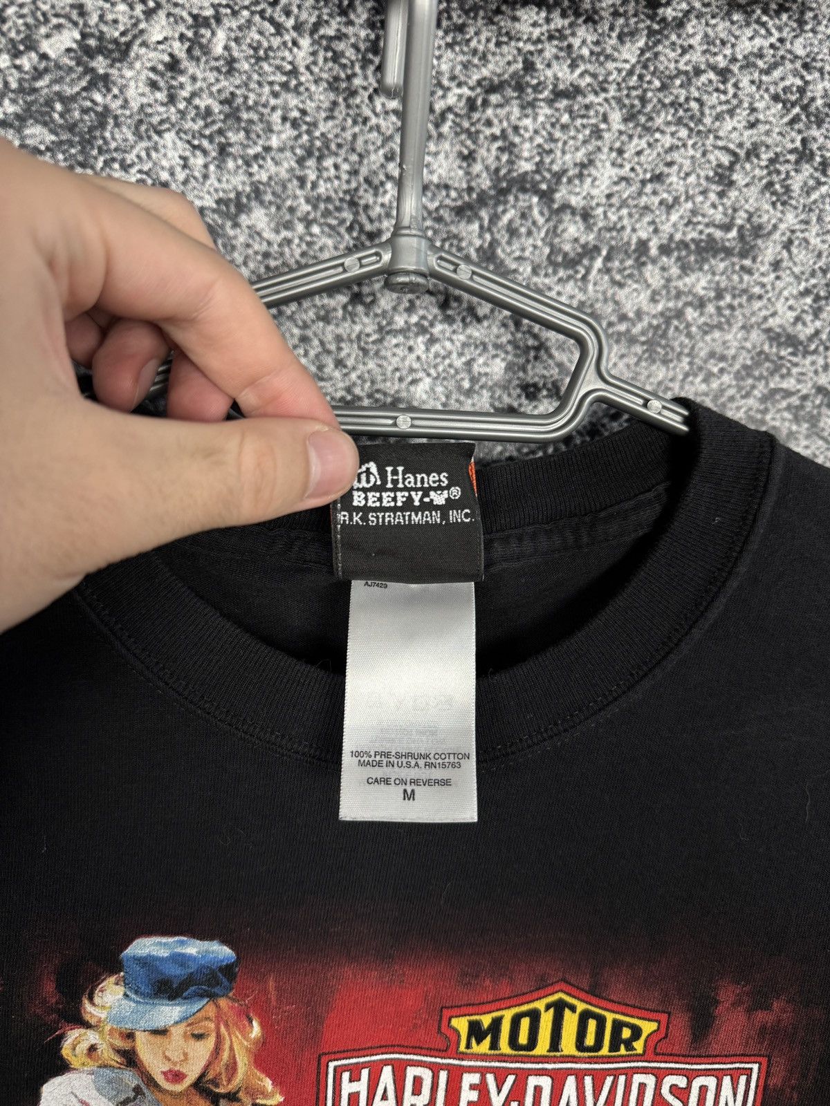 Harley Davidson Harley Davidson Motorcycle T-Shirt Norwich England Girl USA Size US M / EU 48-50 / 2 - 10 Thumbnail