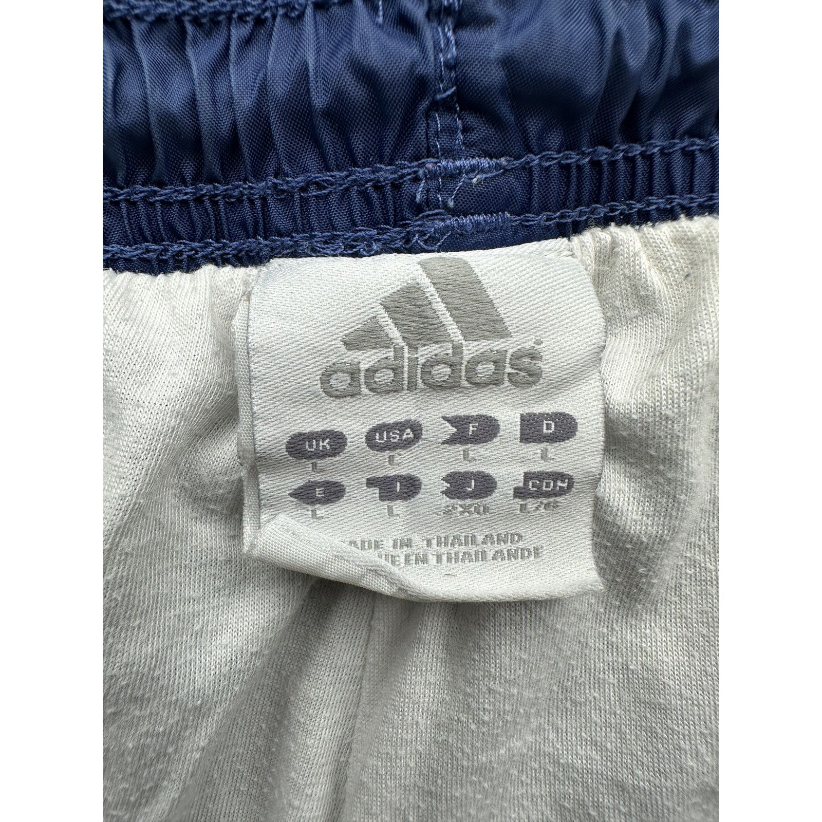 Adidas Vintage Y2K Adidas Windbreaker Pants Mens L Blue Ankle Zip Size US 33 - 3 Thumbnail