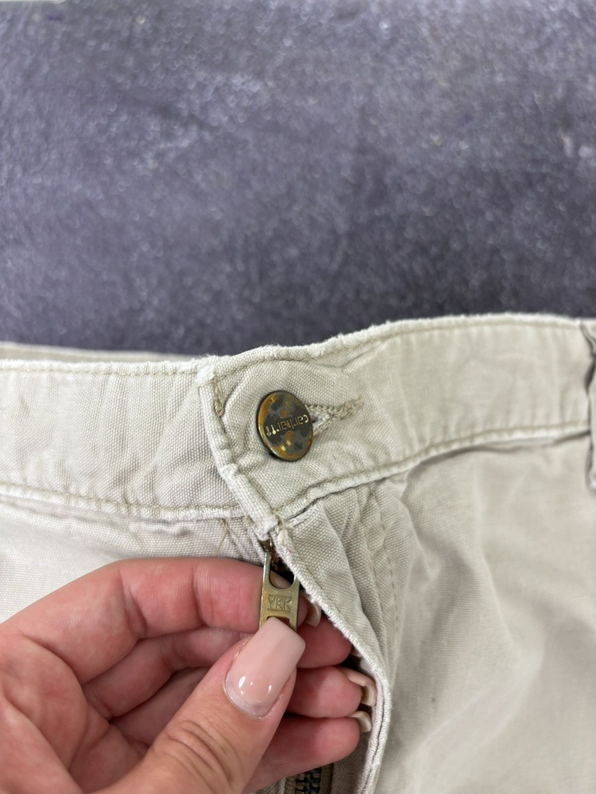 Carhartt Vintage Carhartt Y2K Beige USA Hype Baggy Pants Size US 40 / EU 56 - 13 Thumbnail