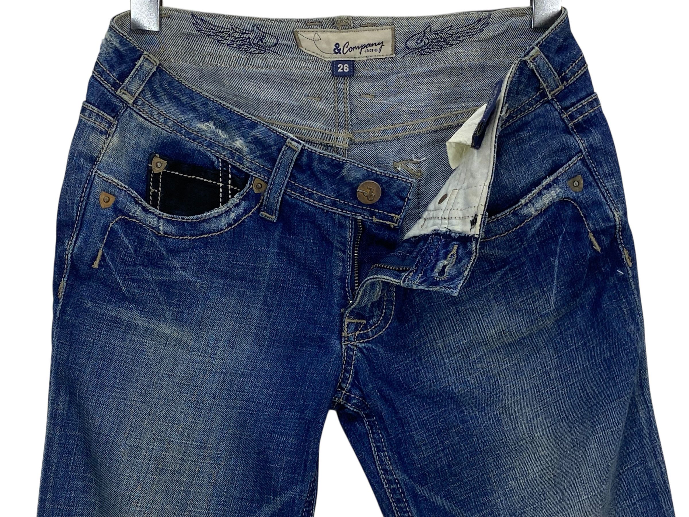 Other Low Rise Bootcut Flare Jeans Japanese Size 26" / US 2 / IT 38 - 9 Thumbnail