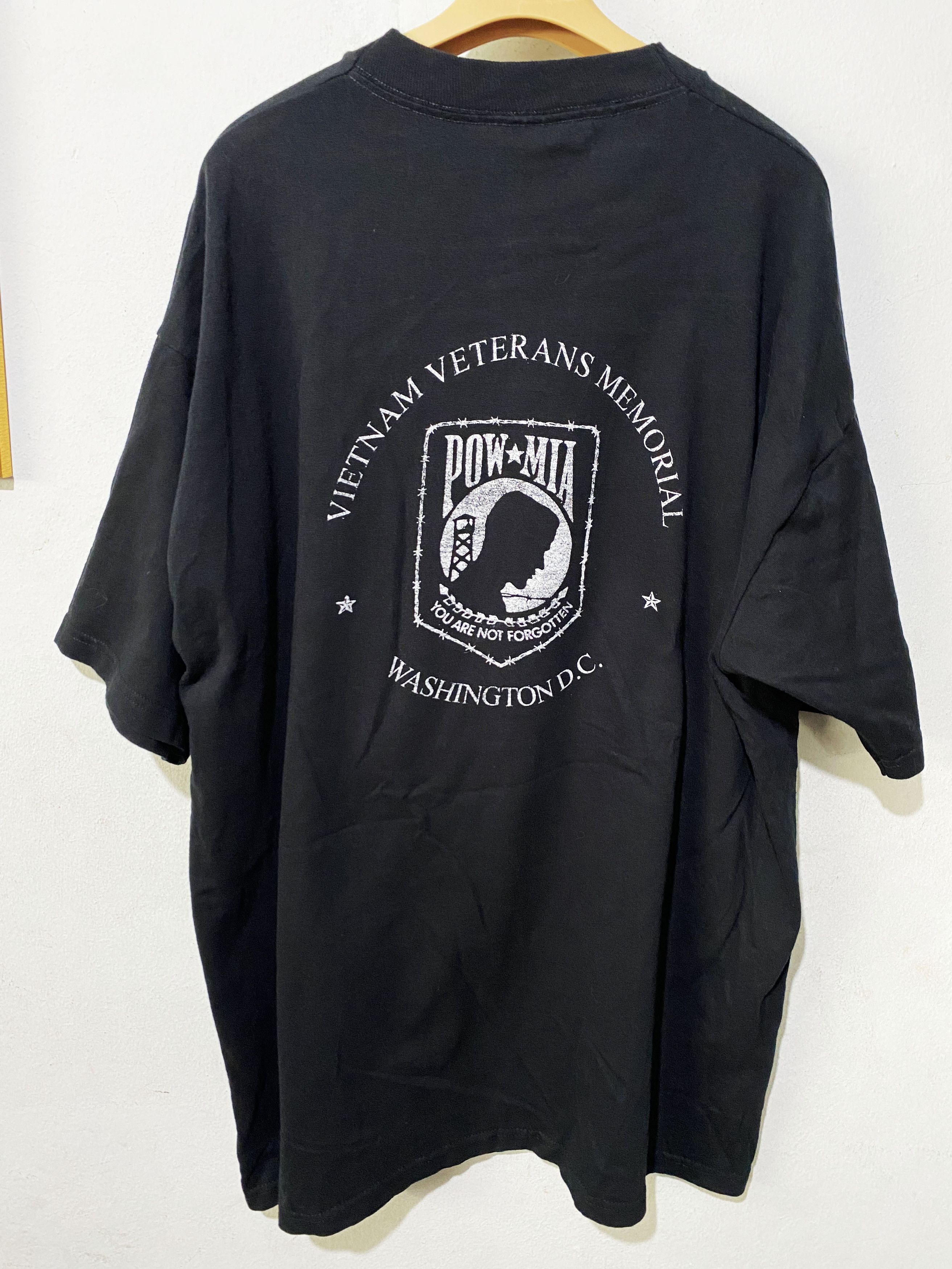 Vintage Vintage 90s Vietnam Veterans Memorial Shirt Size US XXL / EU 58 / 5 - 3 Thumbnail