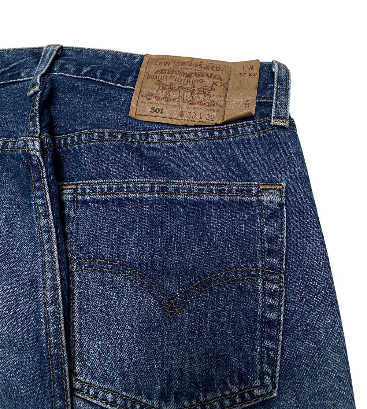 Levi's Vintage Brand Levi's 501 Made In Usa Jeans 1990s Size US 31 - 8 Thumbnail