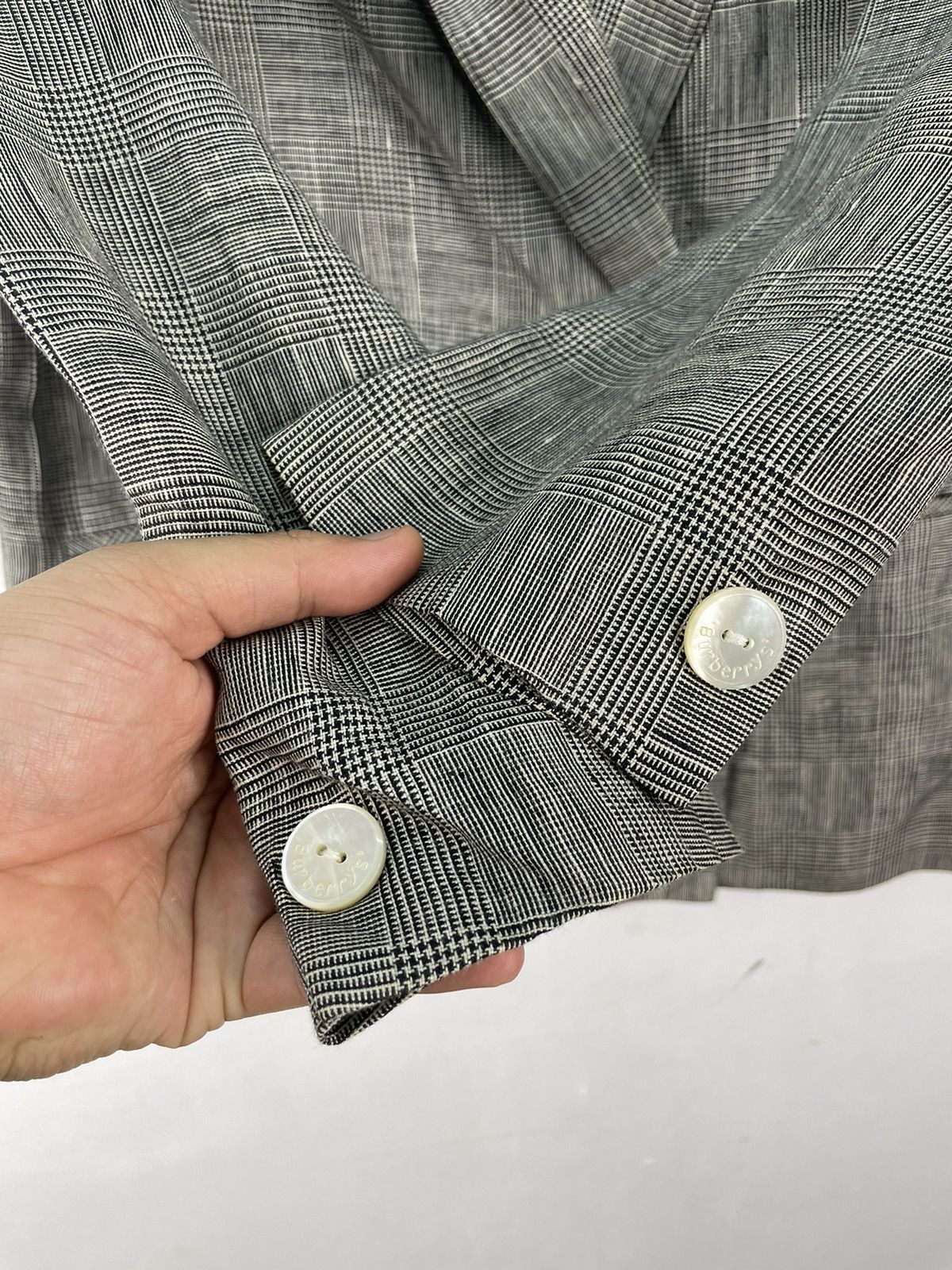 Burberry Vintage Burberry Nova Check Blazer Jacket Slim Fit Size US M / EU 48-50 / 2 - 9 Thumbnail