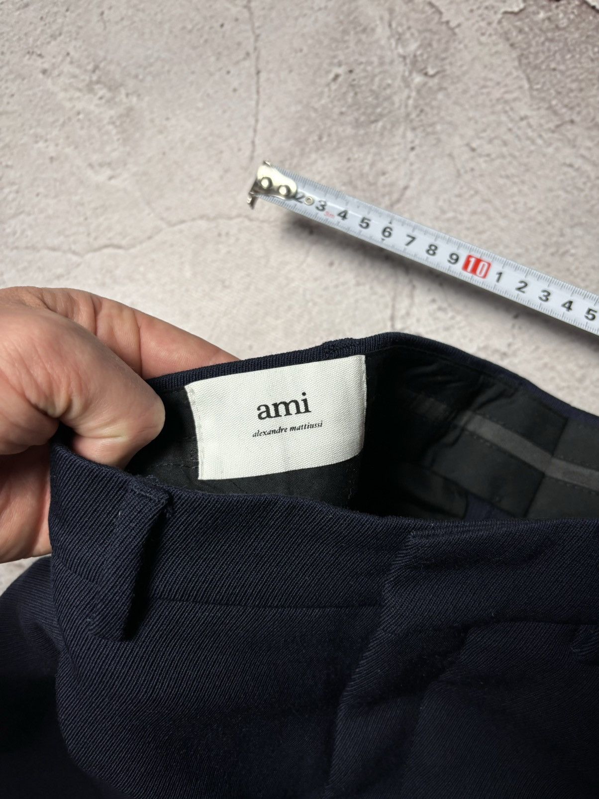 AMI AMI Paris Pleated pants NAUTIC BLUE Size 26" / US 2 / IT 38 - 13 Thumbnail