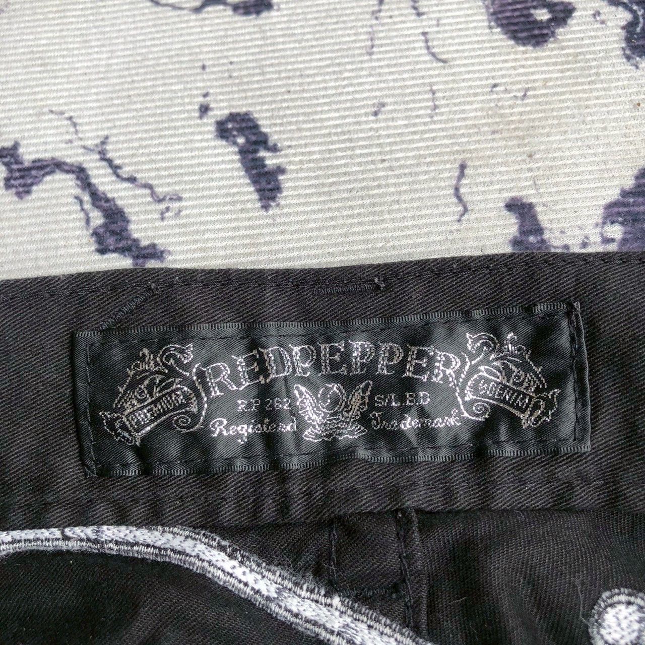 Ed Hardy Vintage Y2K Red Pepper x Ed Hardy Embroidered Denim Size US 28 / EU 44 - 10 Thumbnail