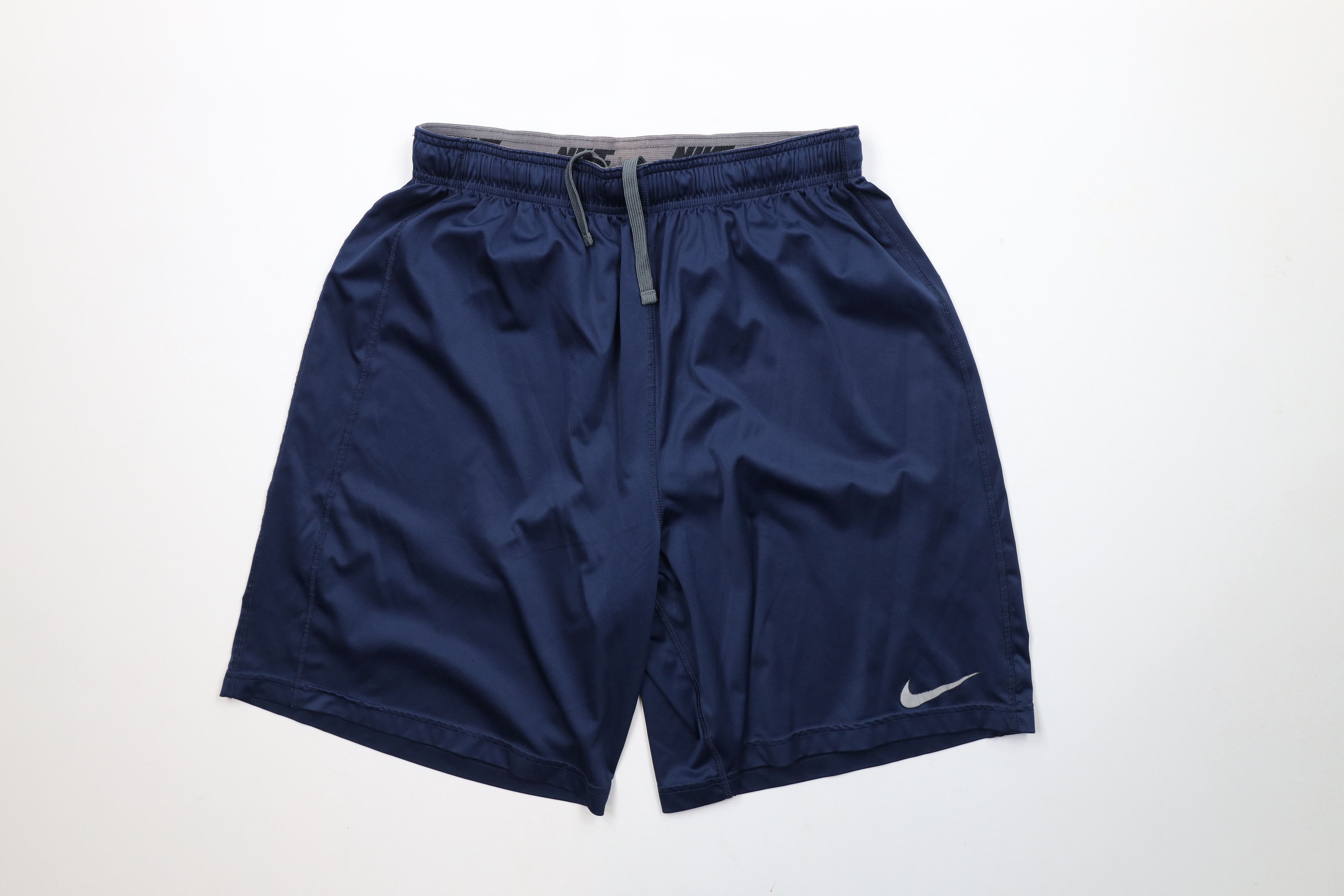 Nike × Vintage Vintage Y2K Nike Faded Scott Mini Swoosh Basketball Shorts Size US 34 / EU 50 - 1 Thumbnail