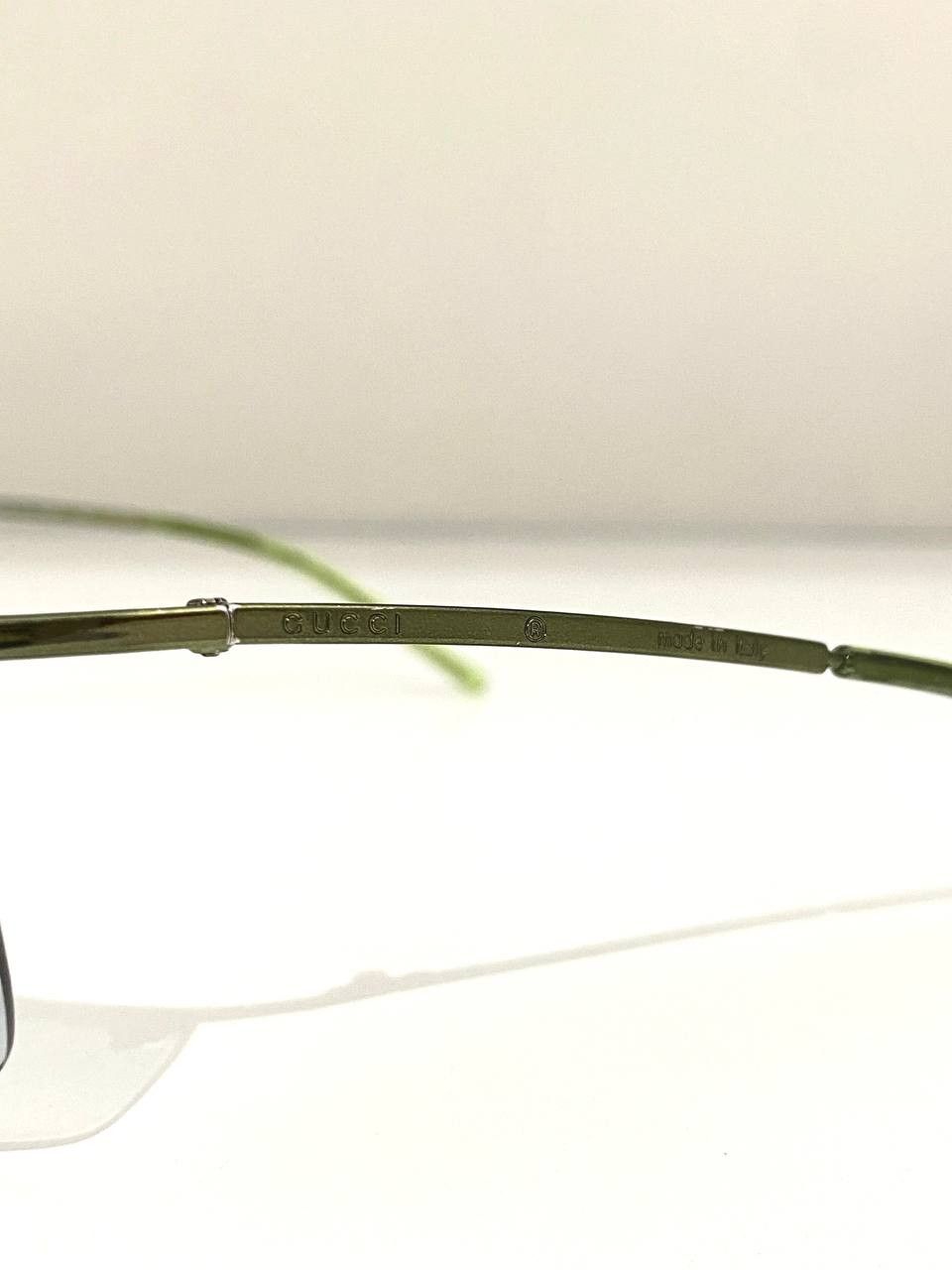 Gucci Gucci GG Logo Rimless Mask Oversized Sunglasses Vintage Y2K Size ONE SIZE - 10 Thumbnail