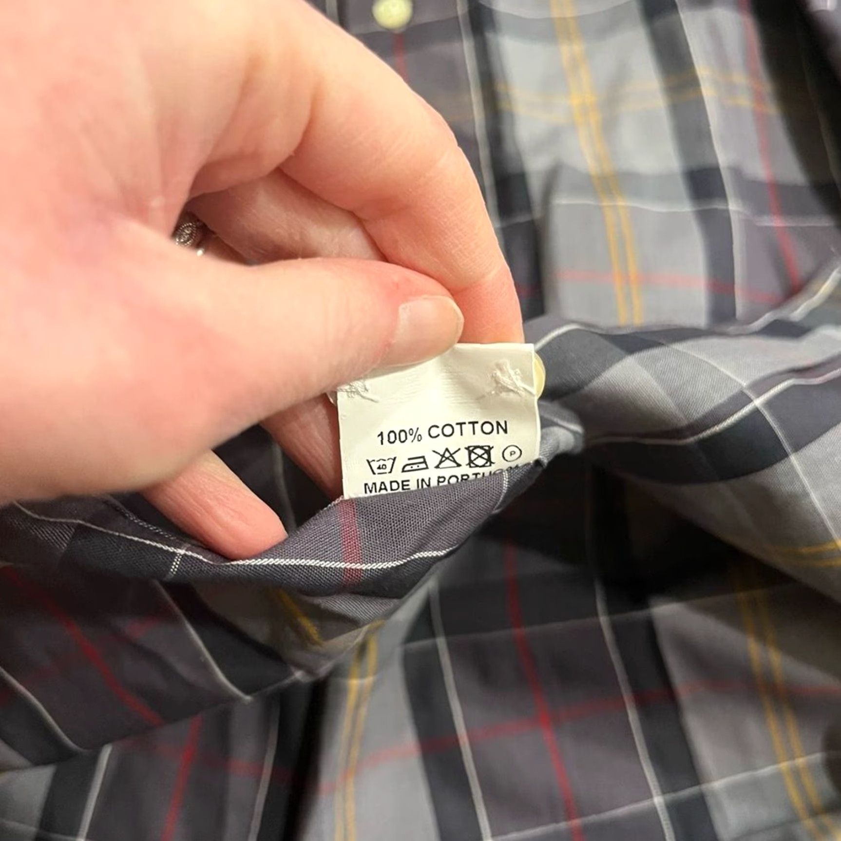 Barbour VINTAGE? Barbour Button-Down Shirt? Size US XXL / EU 58 / 5 - 6 Thumbnail