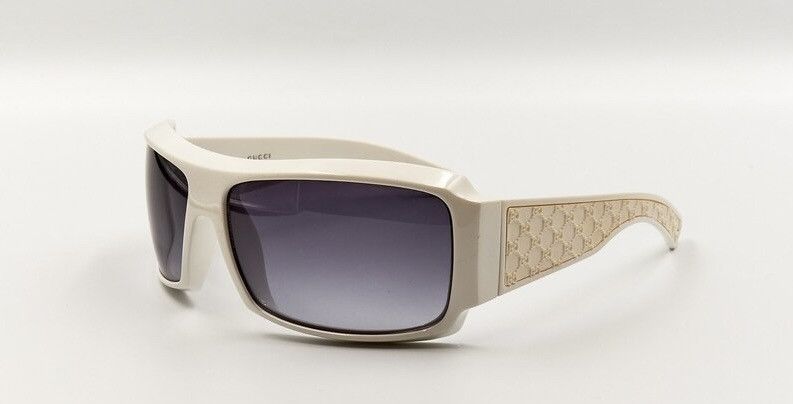 image of Gucci GG 1559/s Monogram Sun Glasses White, Men's