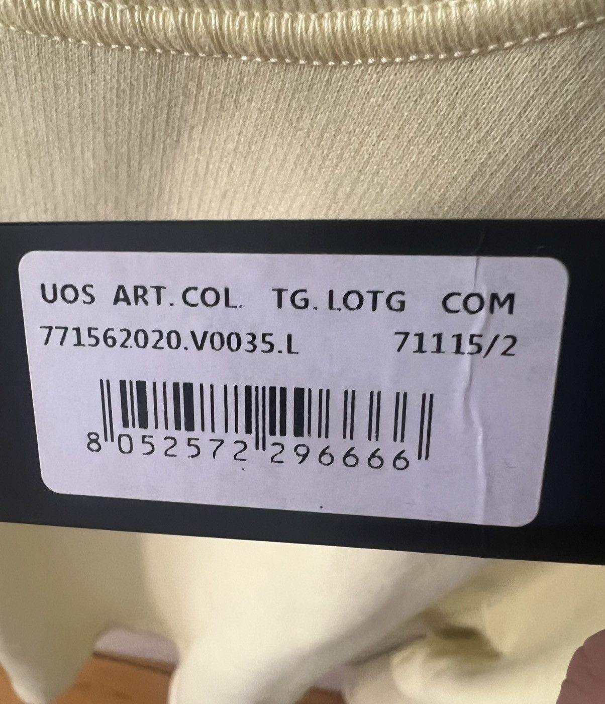 Stone Island Stone Island Crewneck Sweatshirt Ribbed Plaster Men Sz- L Size US L / EU 52-54 / 3 - 5 Thumbnail