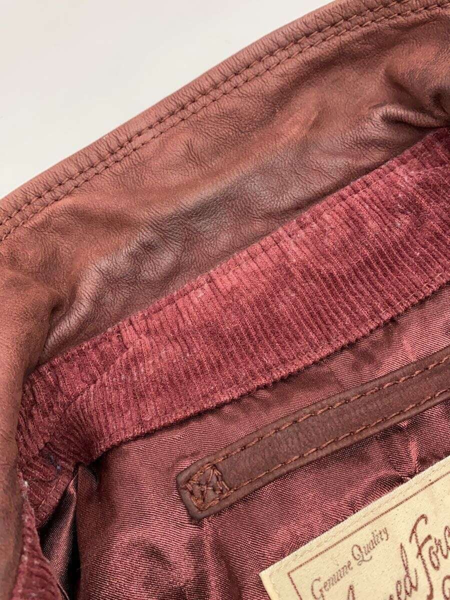 Avirex Avirex Plain Goat Leather Jacket Blouson Bordeaux Size US L / EU 52-54 / 3 - 6 Thumbnail