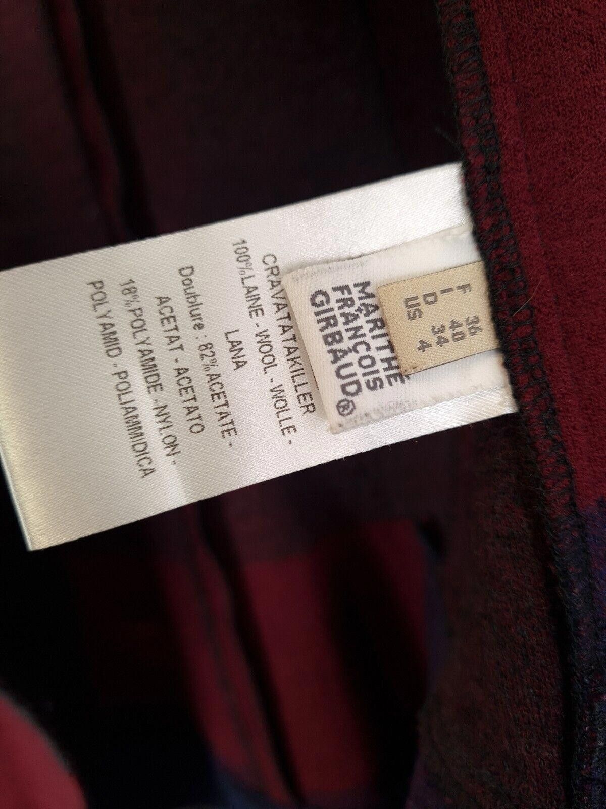 Marithe + Francois Girbaud Marithe Francois Girbaud Jacket Uk 8 Patchwork Wool Blazer Size S / US 4 / IT 40 - 6 Thumbnail