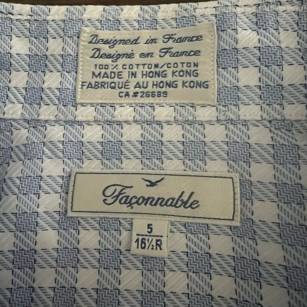 Faconnable Faconnable button down dress shirt size 16.5 Size US L / EU 52-54 / 3 - 5 Thumbnail