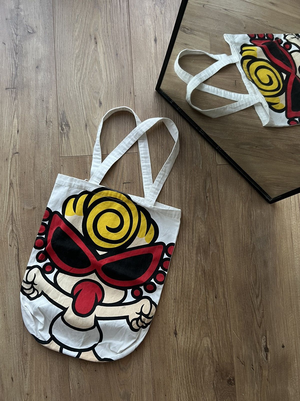 Hysteric Glamour HYSTERIC GLAMOUR MINI MOST AWESOME SMILE SHOPPER TOTE BAG Size ONE SIZE - 1 Thumbnail