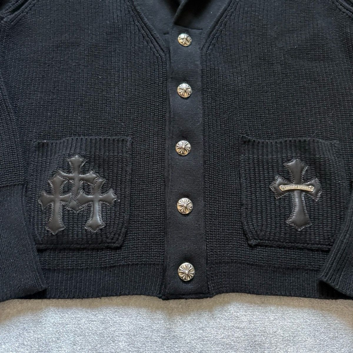 Chrome Hearts Chrome Hearts leather cross patches Cardigan Size US L / EU 52-54 / 3 - 2 Thumbnail
